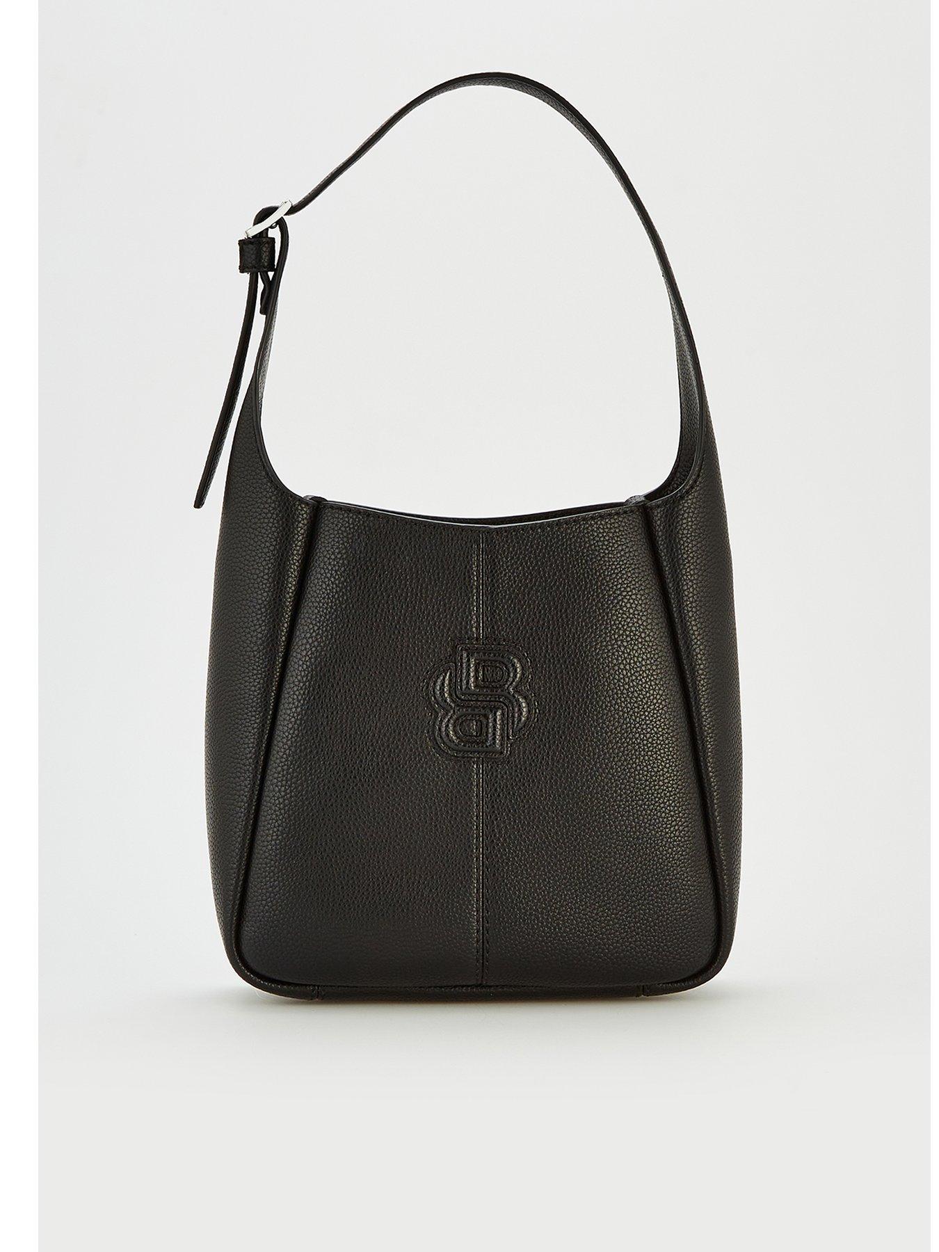 Image 1 of 4 of BOSS Anett Hobo Bag - Black