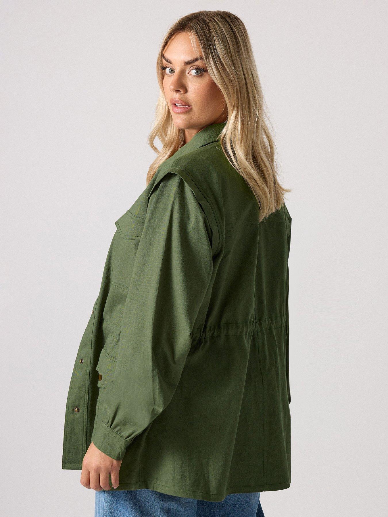  image of yours-curve-carpenter-jacket-green