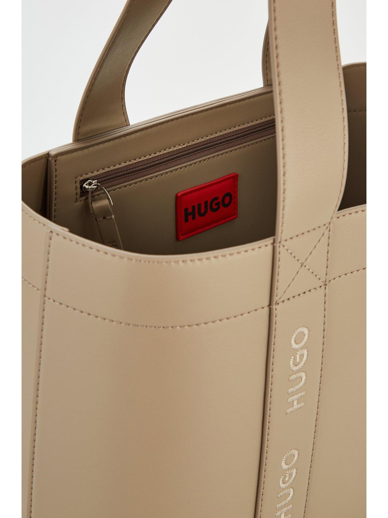 Image 4 of 4 of HUGO Becky Small Tote Bag - Beige