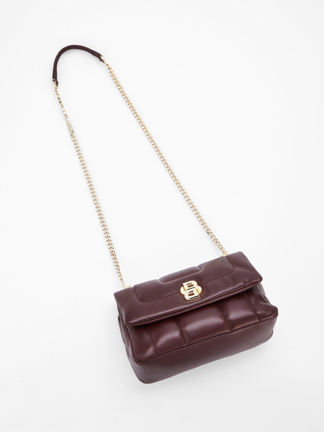  image of boss-icon-shoulder-bag-red