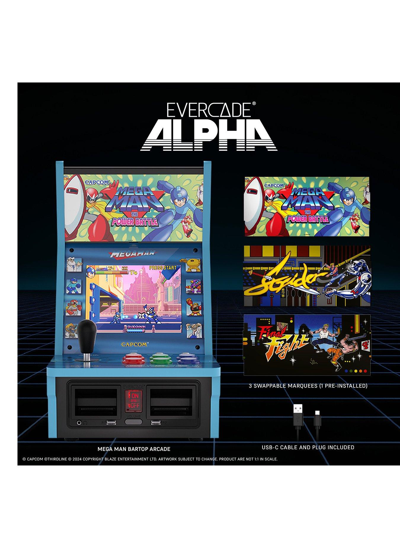 Image 1 of 4 of Evercade Alpha Mega Man Bartop Arcade