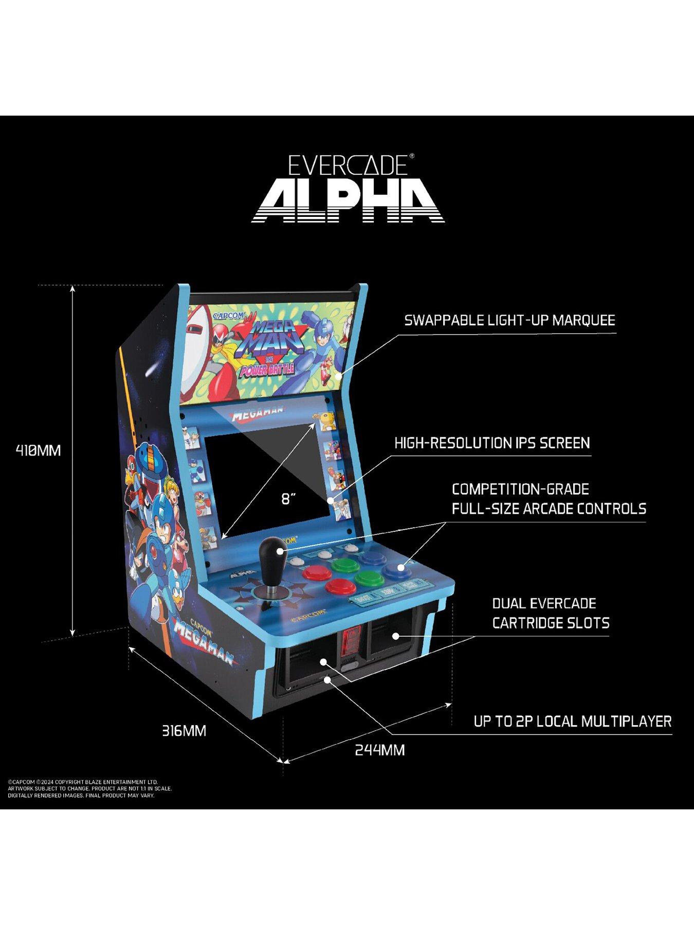 Image 4 of 4 of Evercade Alpha Mega Man Bartop Arcade