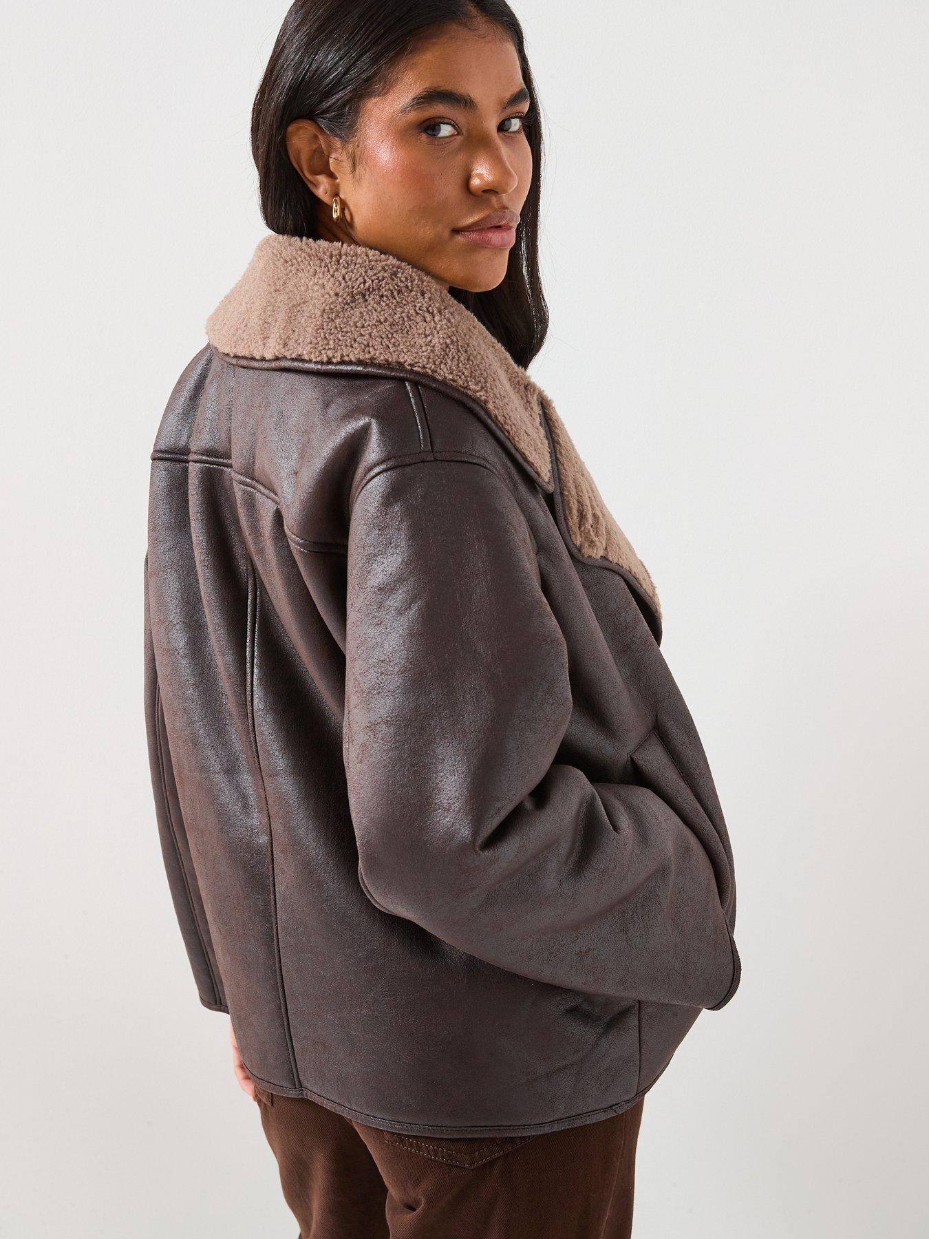 Image 2 of 6 of Vero Moda Miranda Jacket - Brown