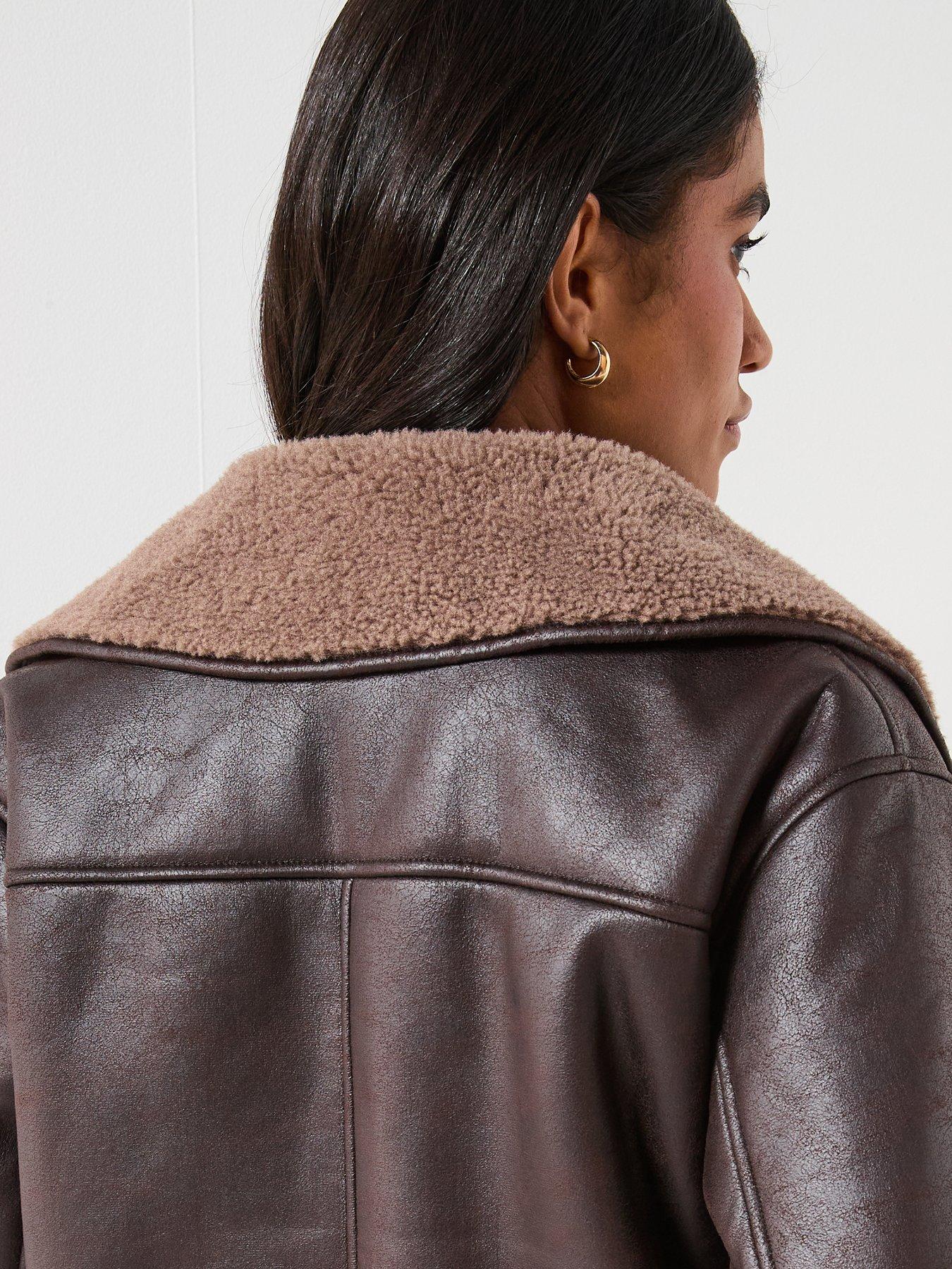 Image 4 of 6 of Vero Moda Miranda Jacket - Brown
