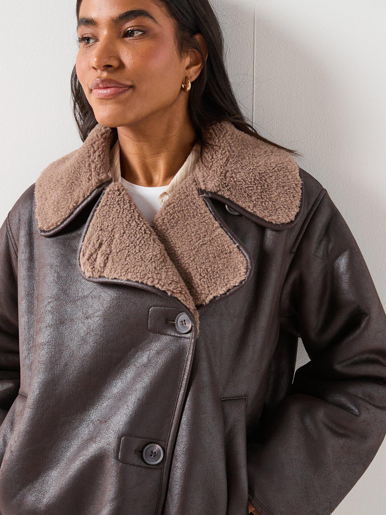 Image 5 of 6 of Vero Moda Miranda Jacket - Brown