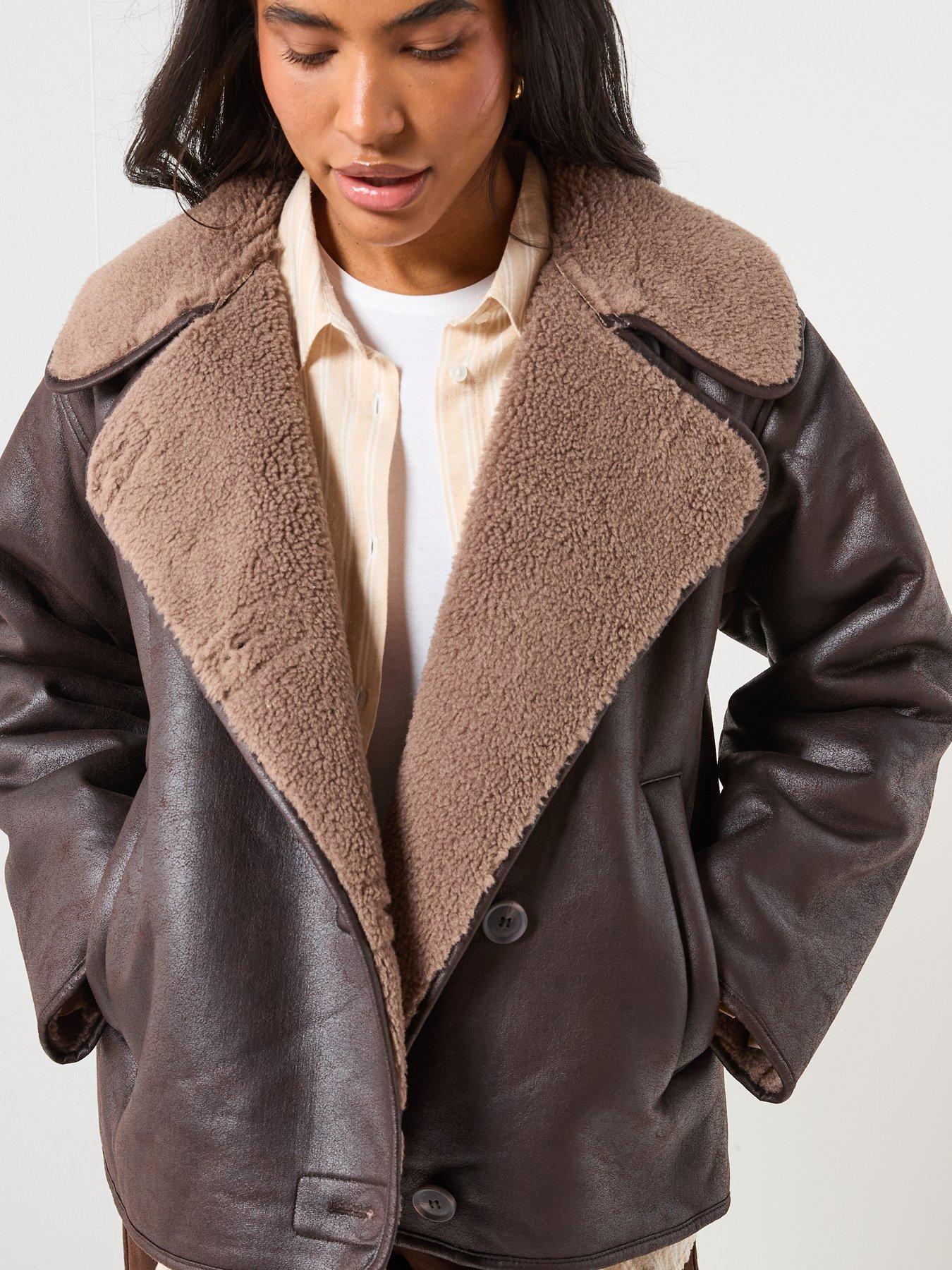 Image 6 of 6 of Vero Moda Miranda Jacket - Brown
