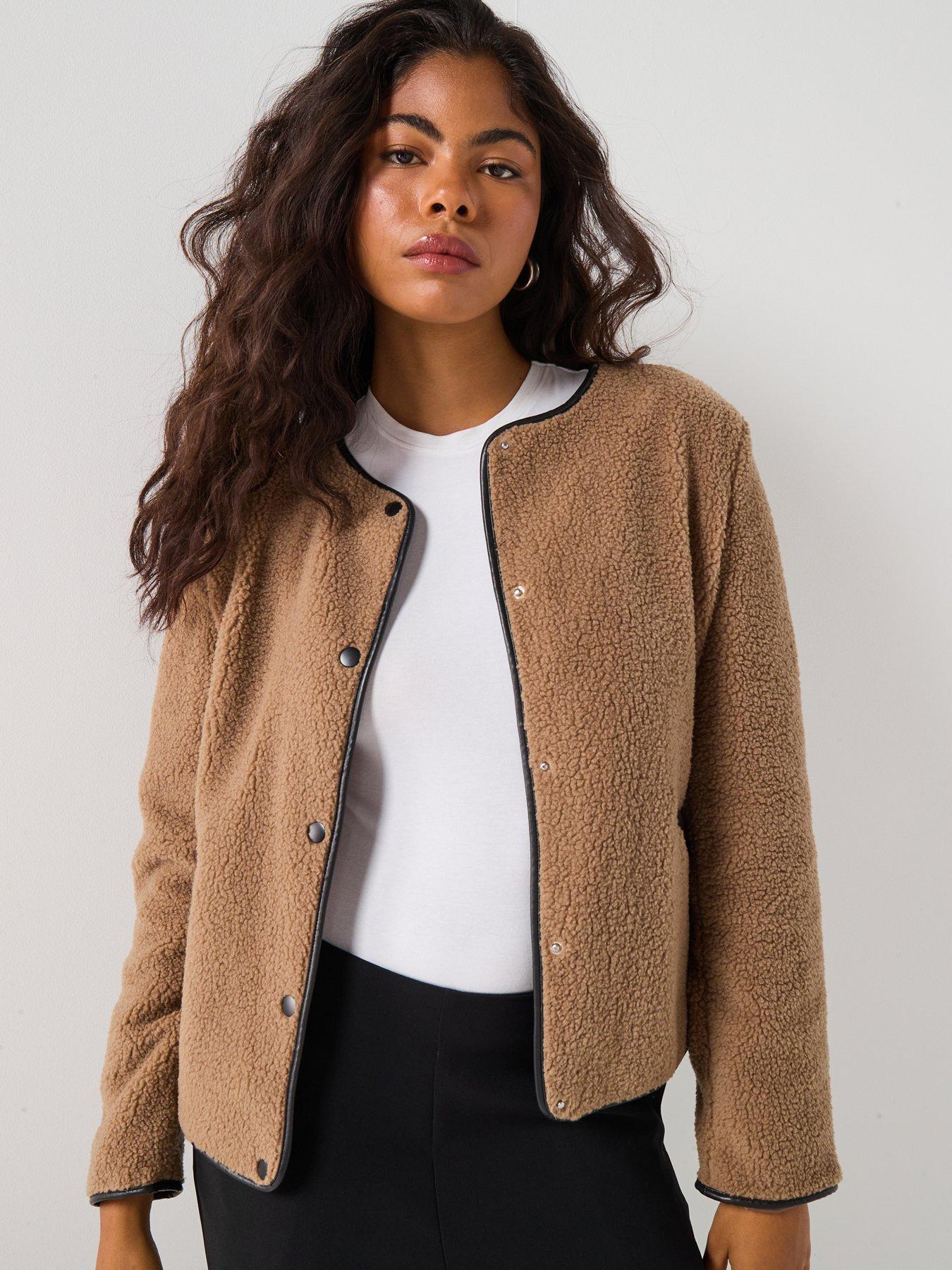 Image 1 of 5 of Vero Moda Vmcandice Short Jacket - Beige