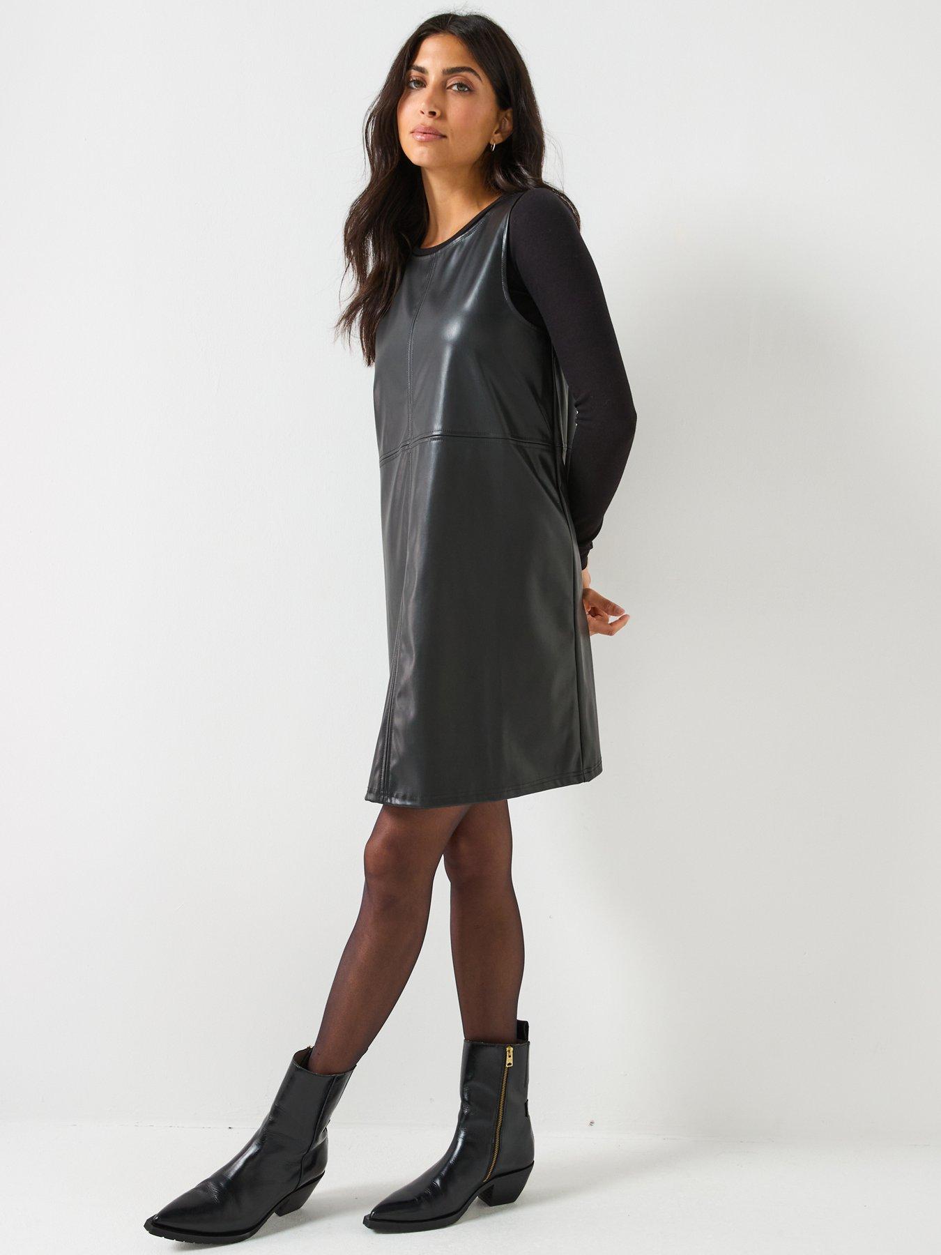  image of vero-moda-luca-short-dress-black