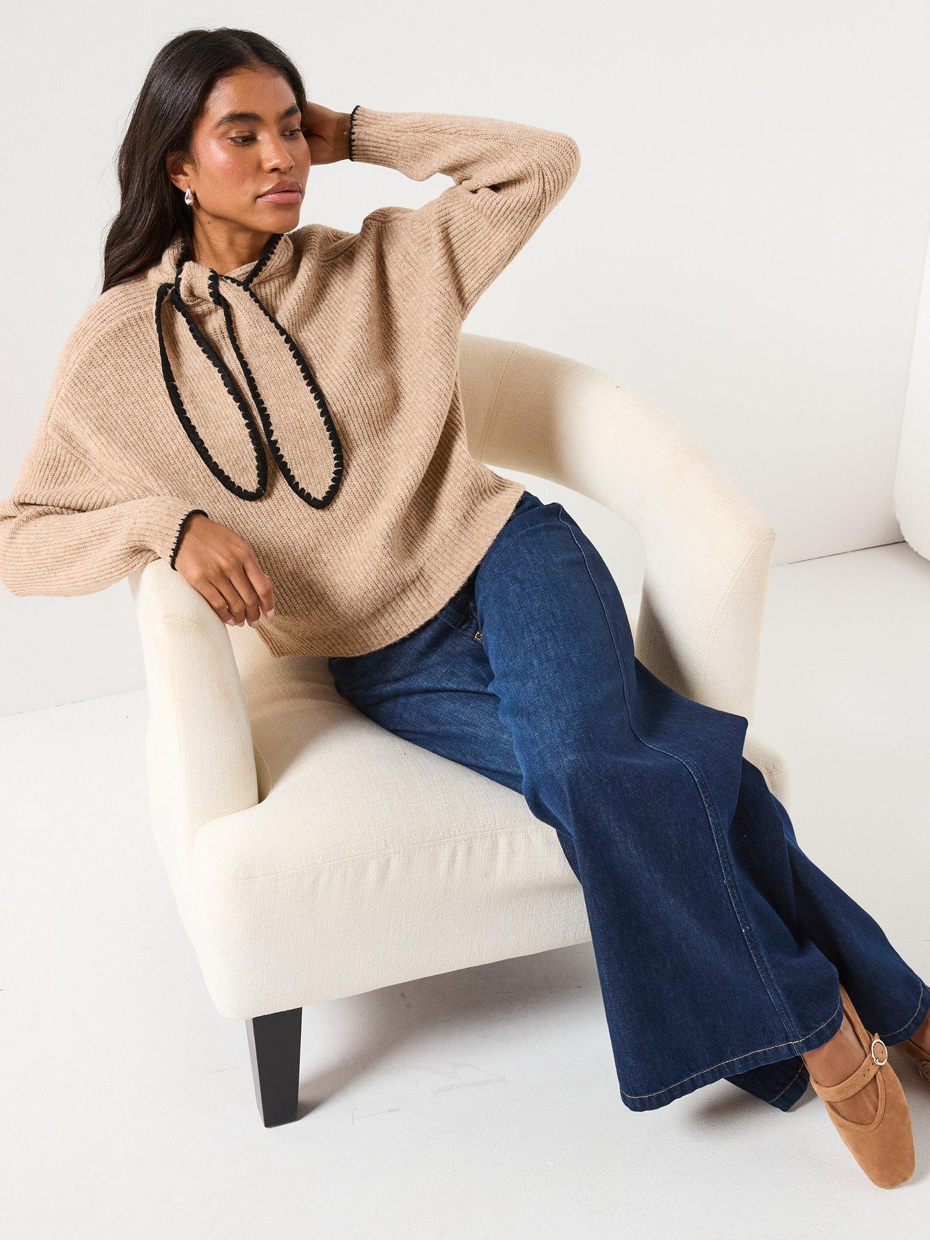  image of vero-moda-vmnapoli-knitted-pullover-beige