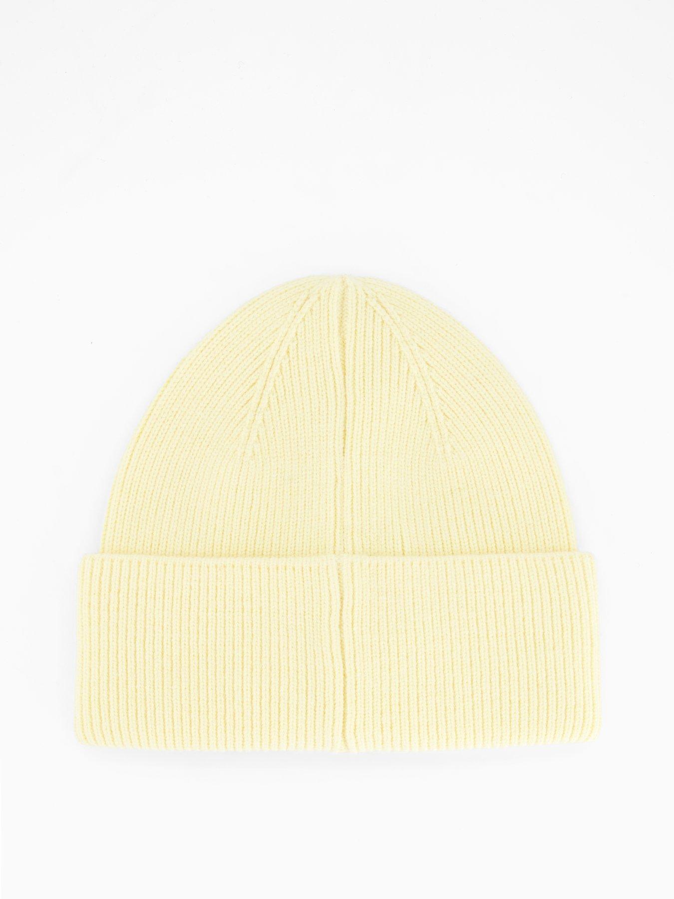  image of pieces-nolla-beanie-hat-yellow