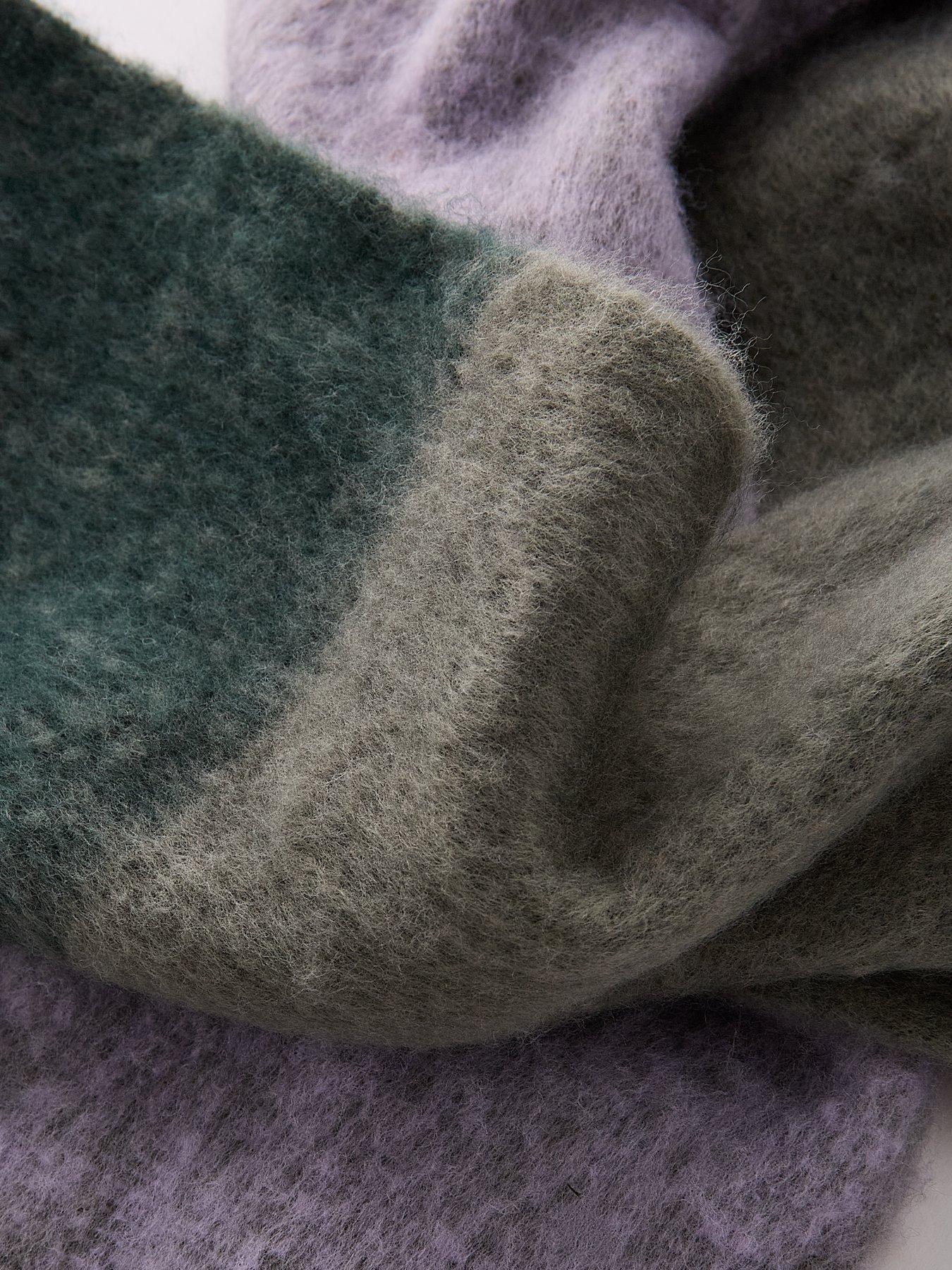  image of pieces-pcbea-narrow-long-scarf-blue