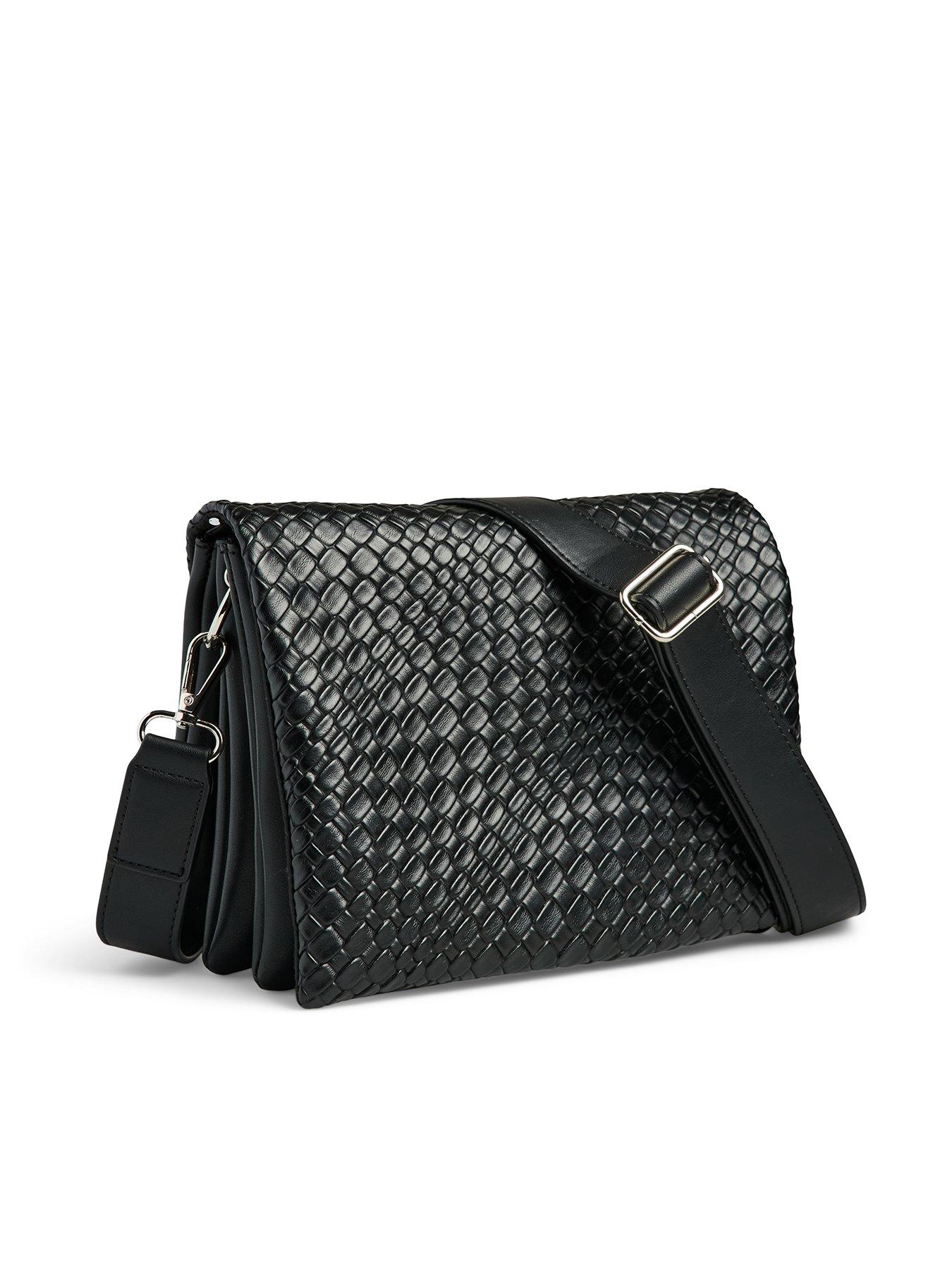 undefined Jenni Braided Crossbody Bag - Black