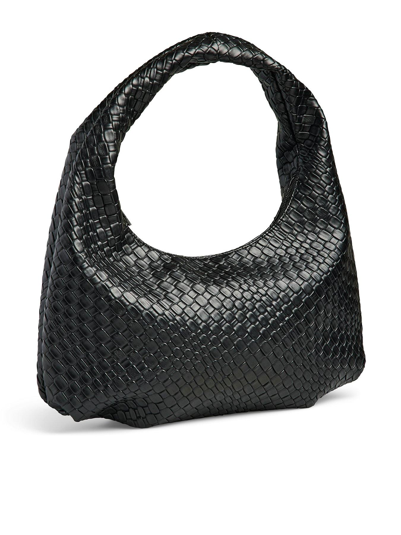 Image 2 of 4 of PIECES Jenni Braided Bag - Black