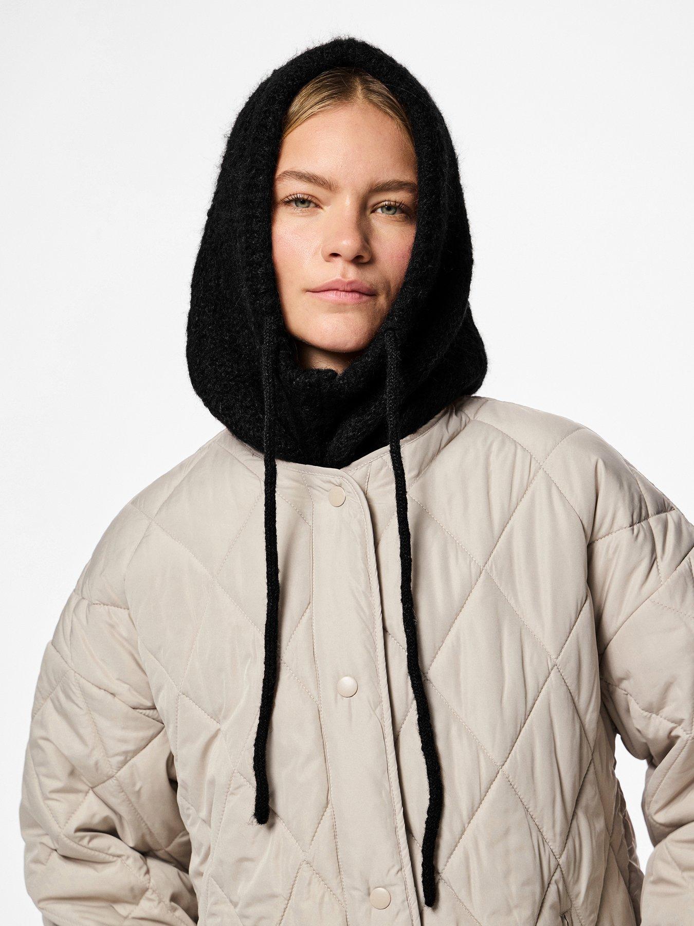 front image of pieces-balaclava-black