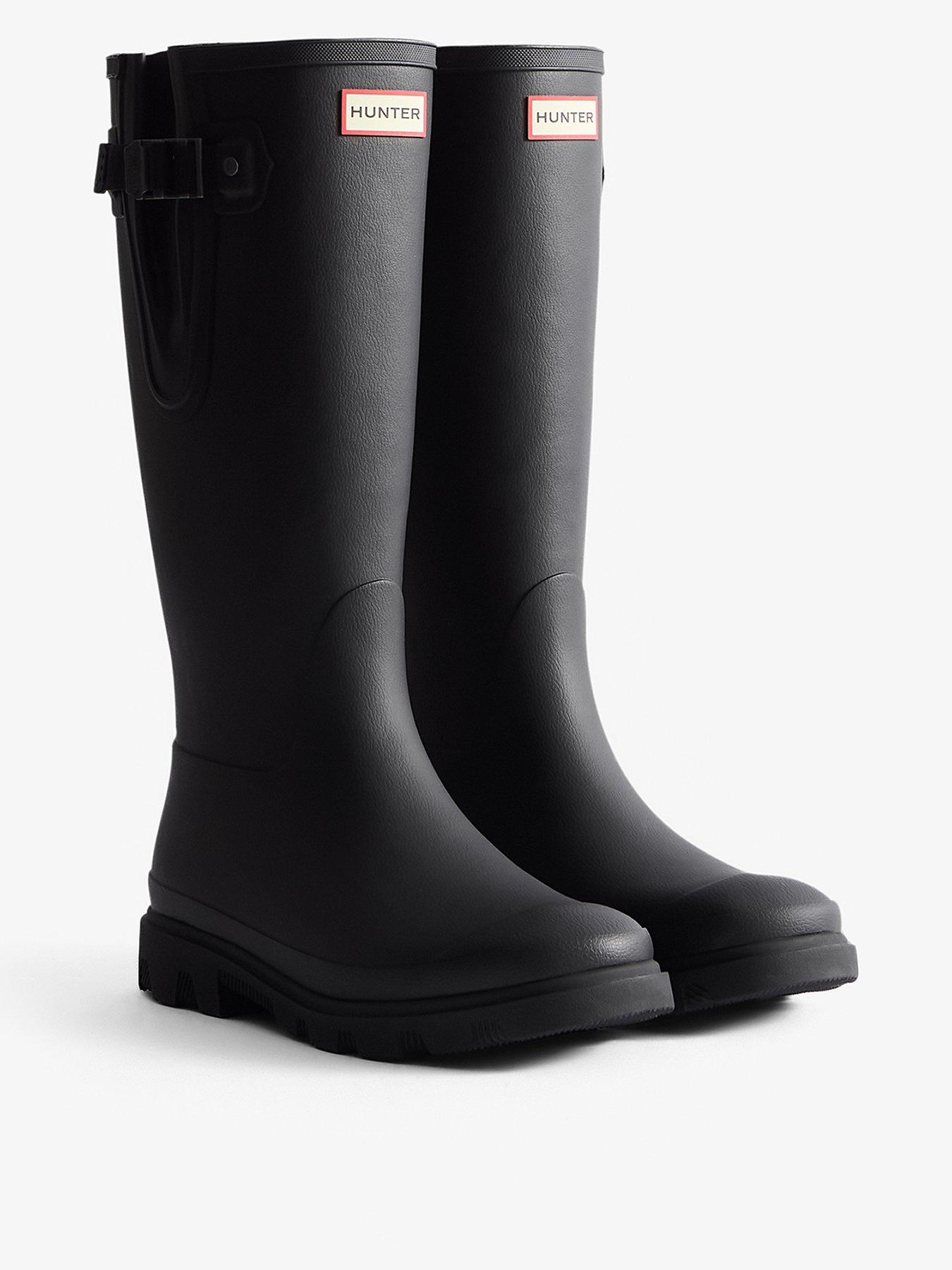 hunter-mens-field-downpour-adjustable-boots-black