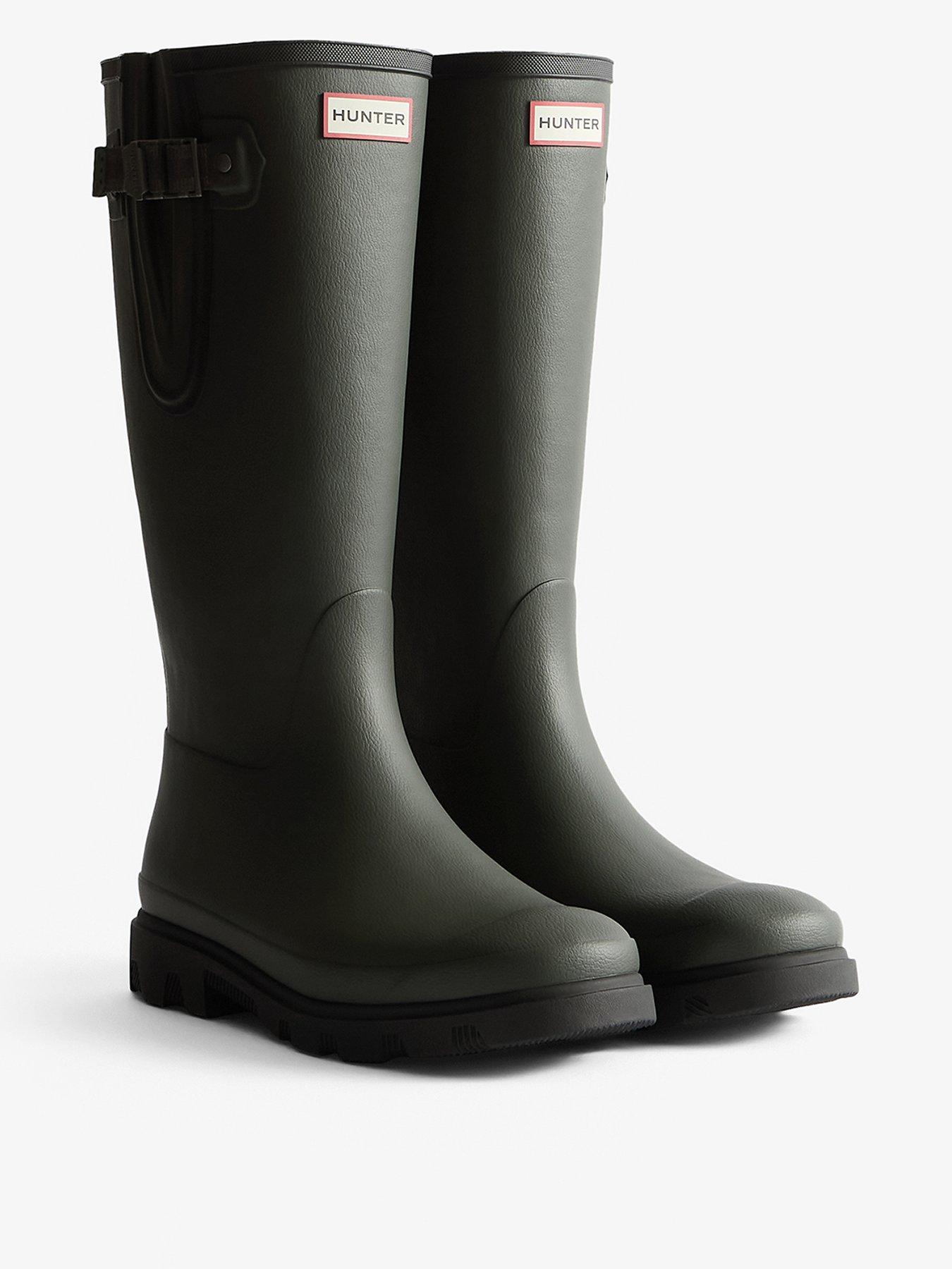 hunter-mens-field-downpour-adjustable-boots-green