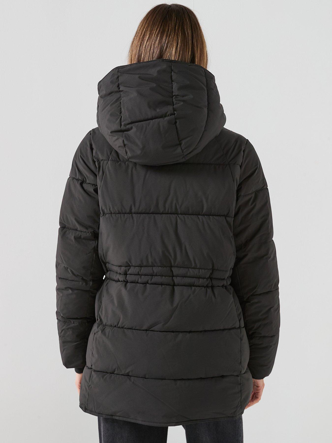 Image 2 of 6 of Vero Moda Cera Padded Coat - Black