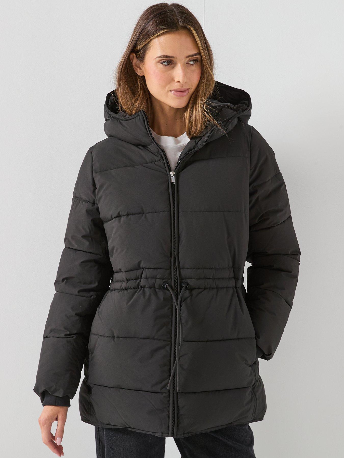 Image 5 of 6 of Vero Moda Cera Padded Coat - Black