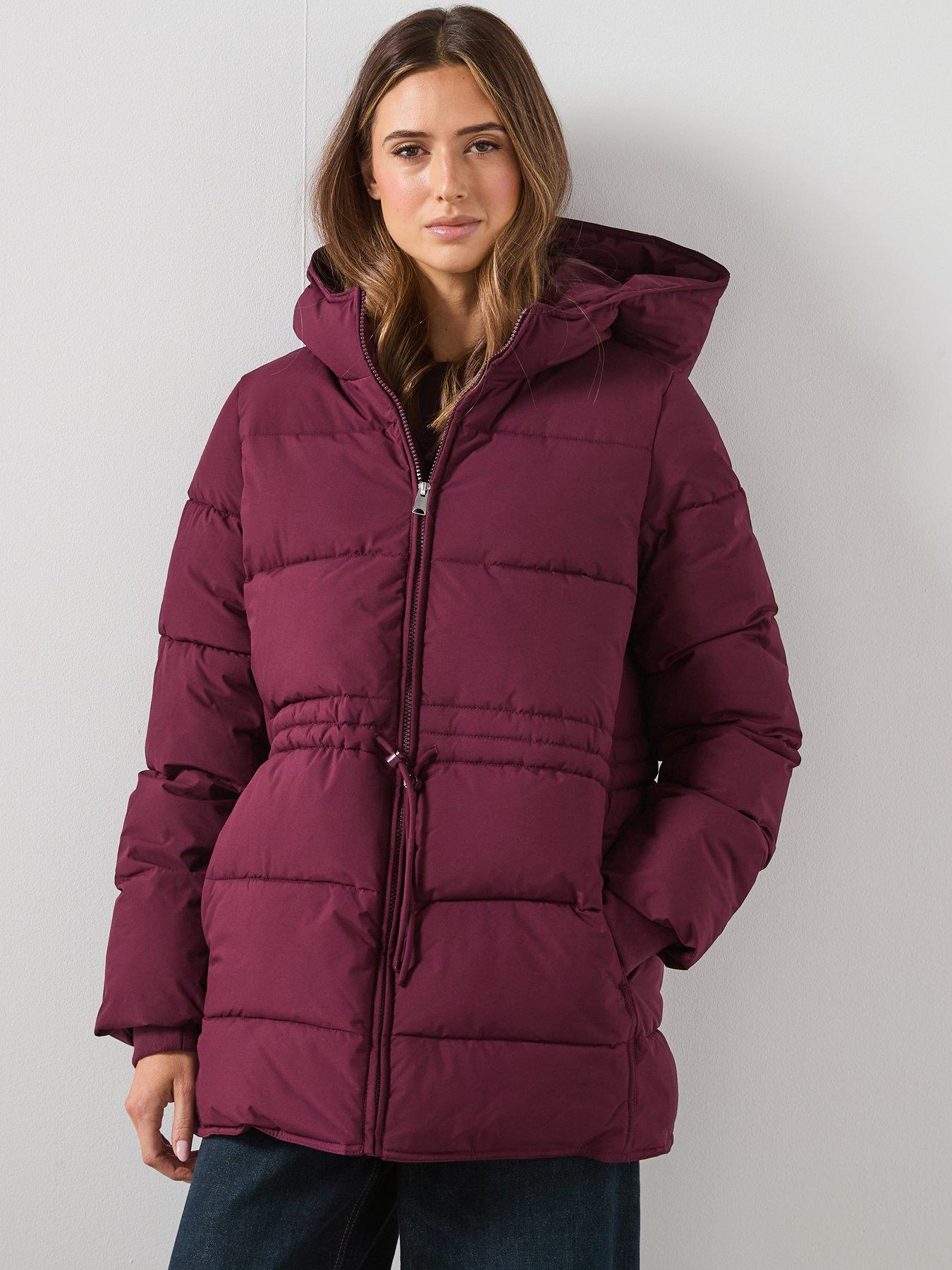 Image 5 of 6 of Vero Moda Cera Padded Coat - Red