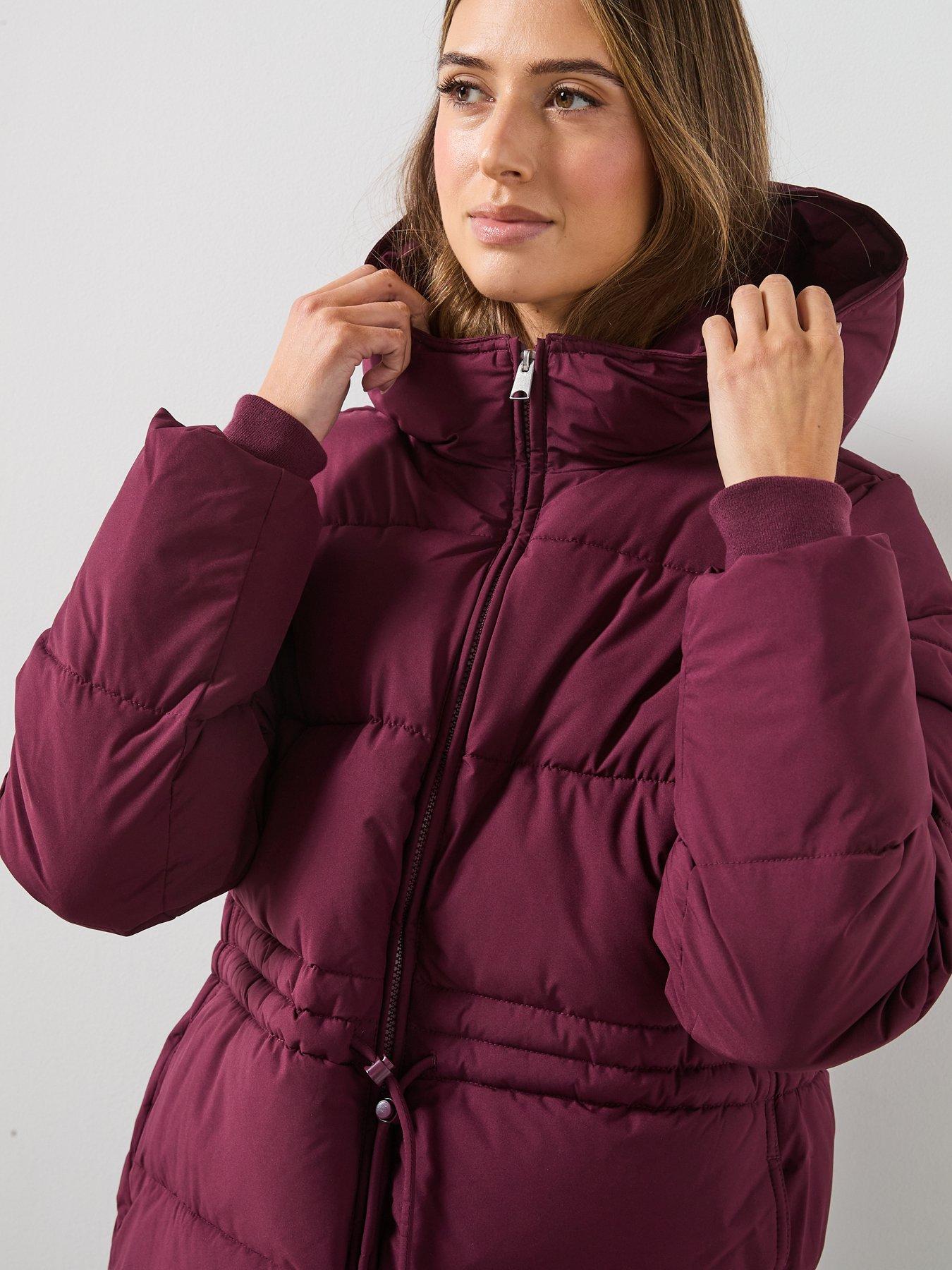 Image 6 of 6 of Vero Moda Cera Padded Coat - Red