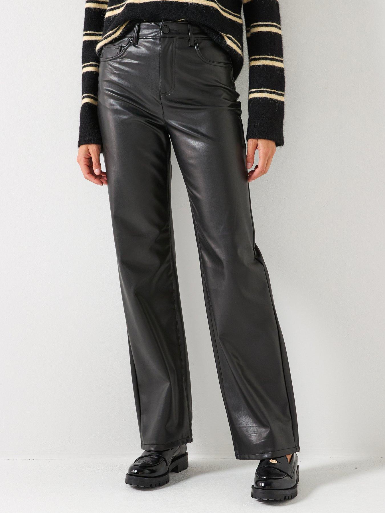 Vero Moda Tessa High Rise Wide Leg Pant - Black