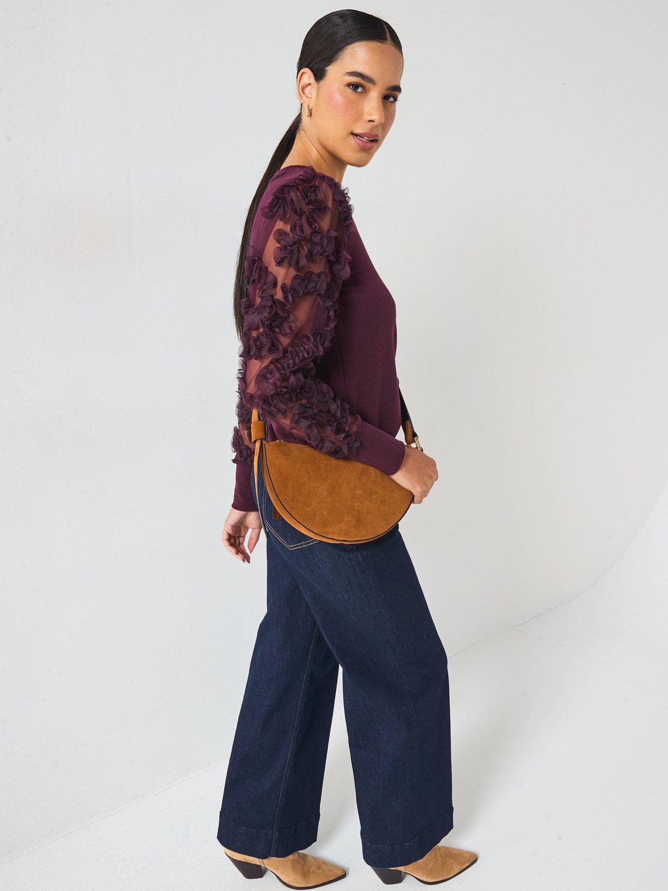 Image 5 of 6 of JDY Fairview Long Sleeve Jersey Jumper - Purple