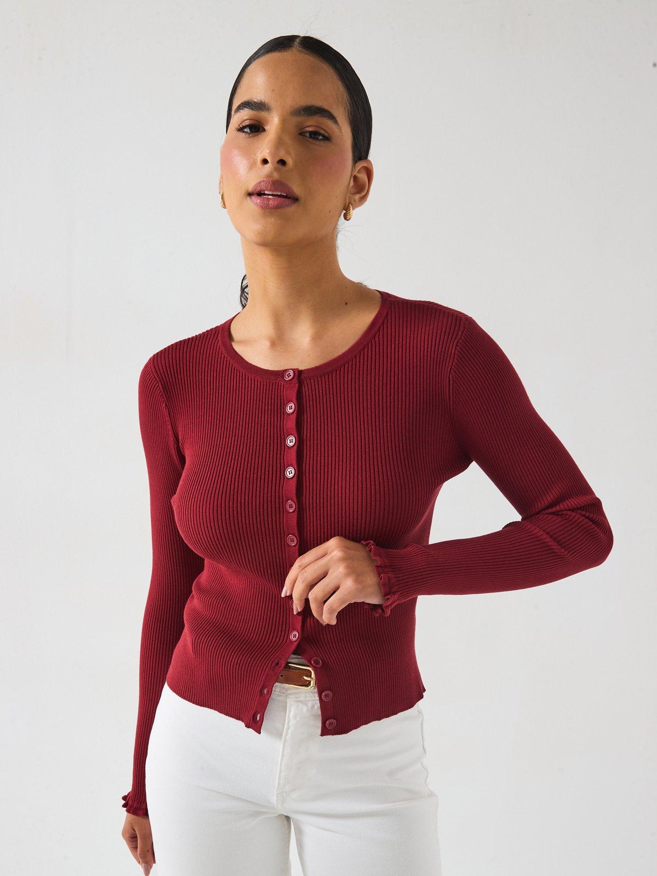  image of vero-moda-long-sleeve-button-cardigan-black