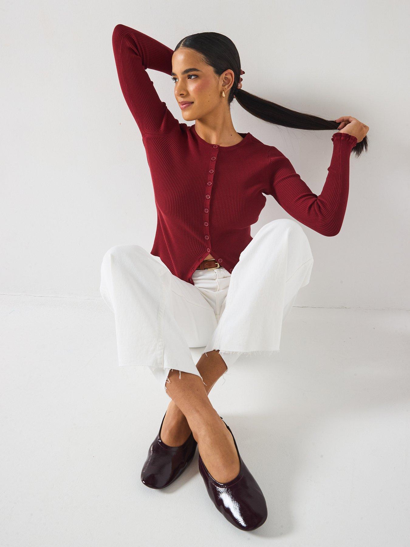  image of vero-moda-long-sleeve-button-cardigan-black