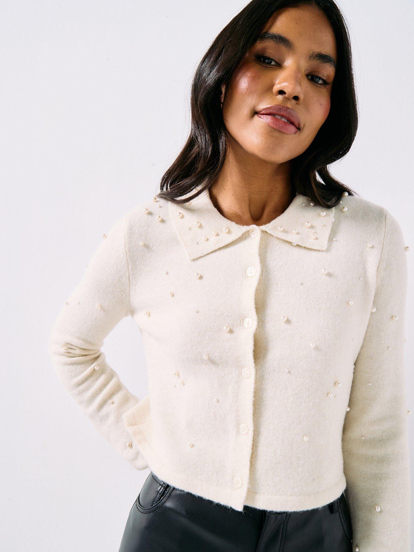 Vero Moda Vmpalermo Knitted Cardigan - Cream