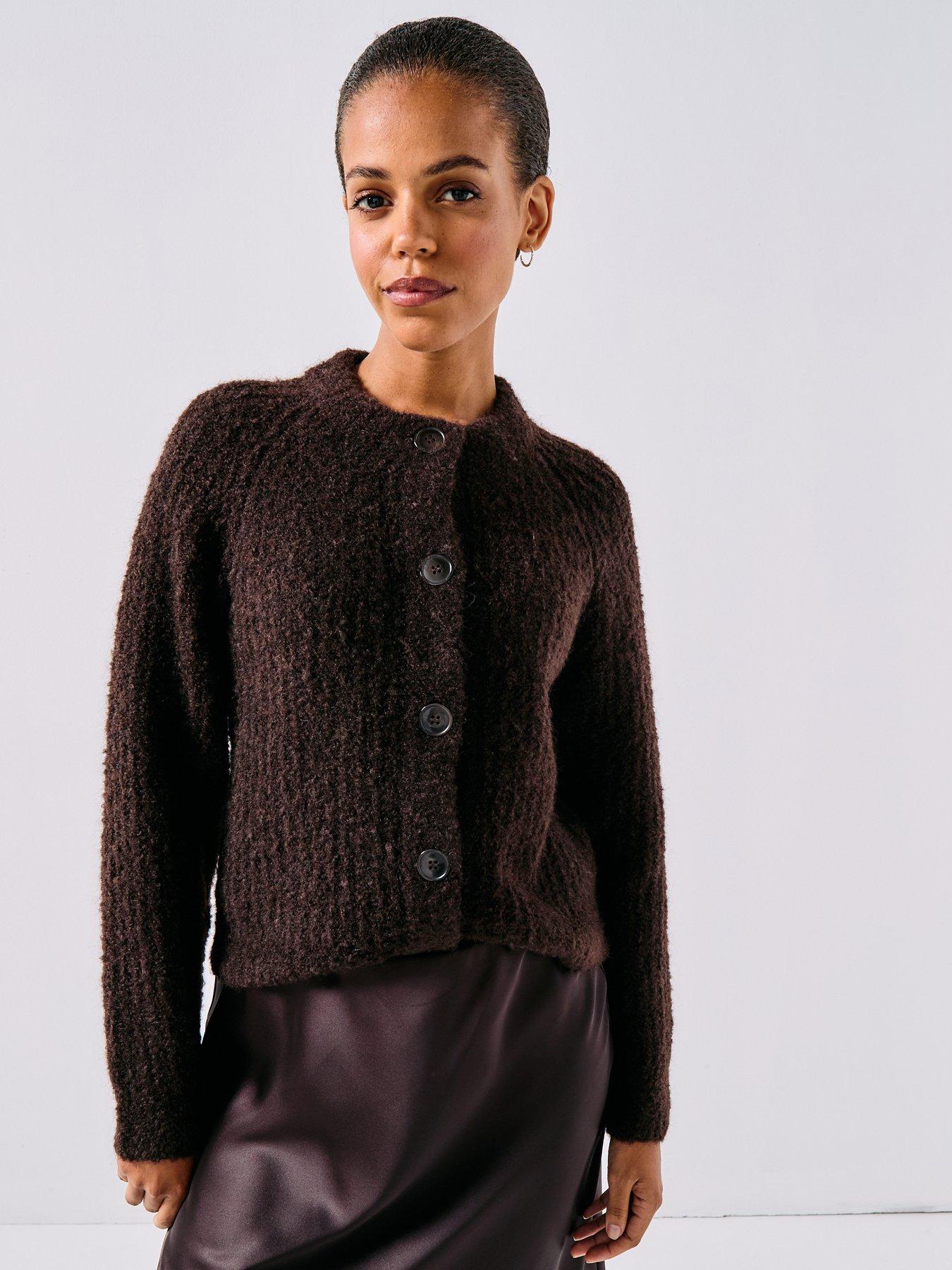 Vero Moda Carmen O-neck Cardigan - Brown