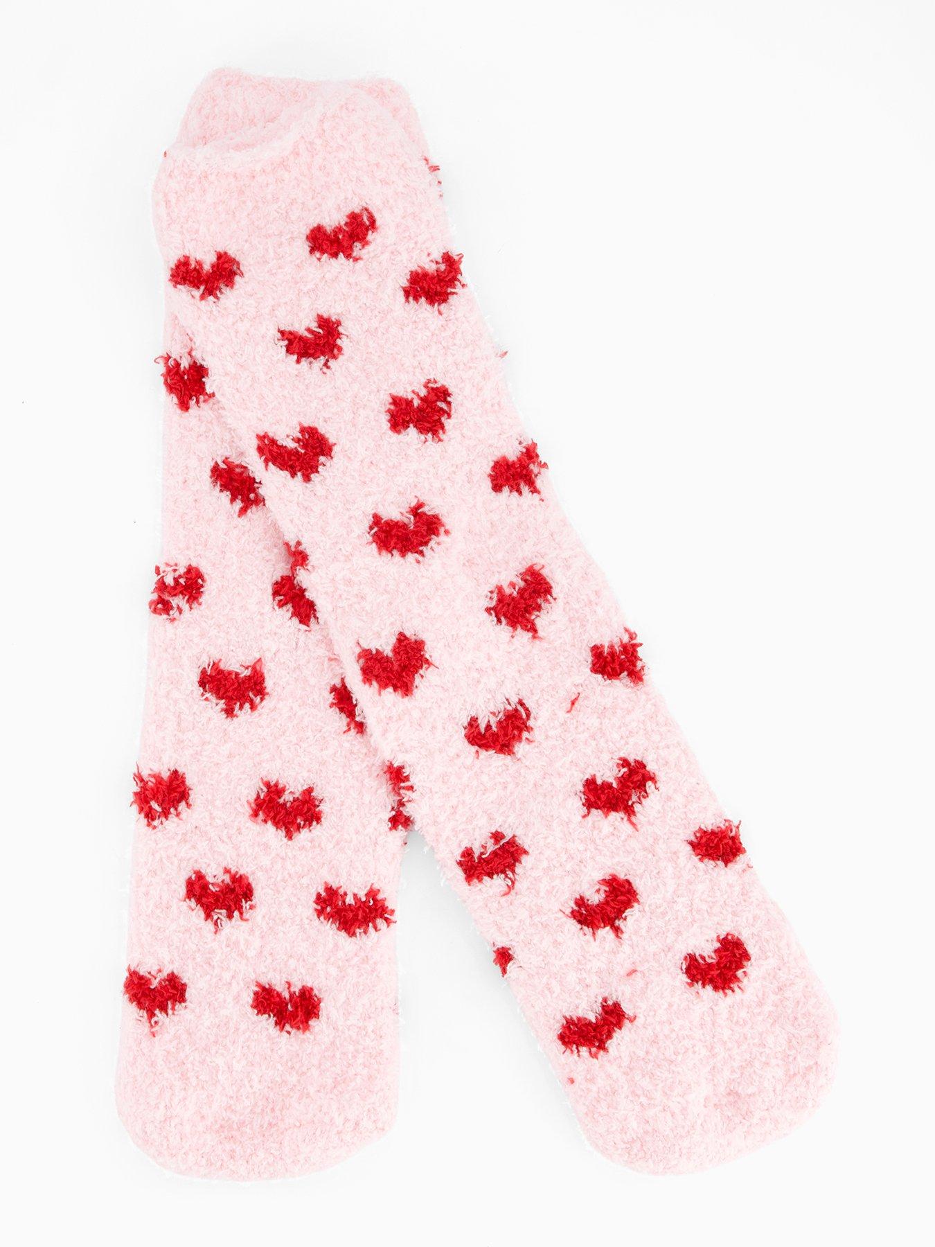 stillFront image of pieces-pcjoy-fluffy-socks-2-pack-multi