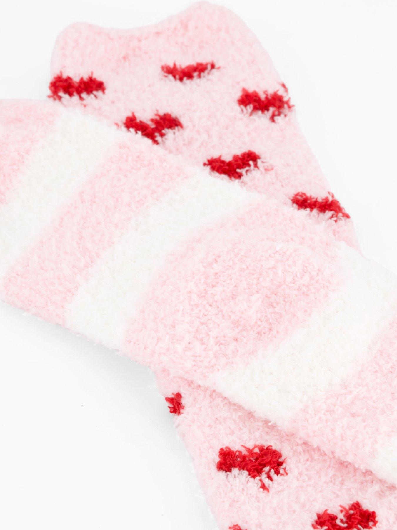  image of pieces-pcjoy-fluffy-socks-2-pack-multi