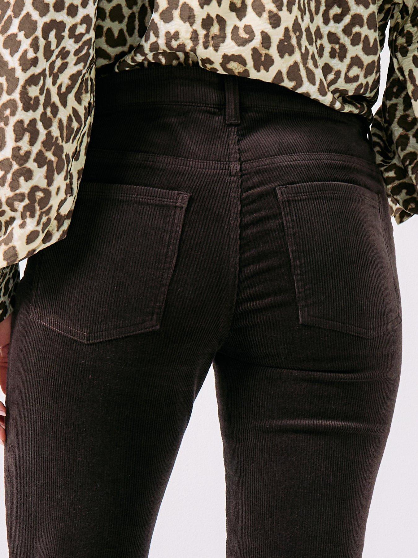 Image 4 of 5 of JDY Salone Flared Cord Trousers - Brown