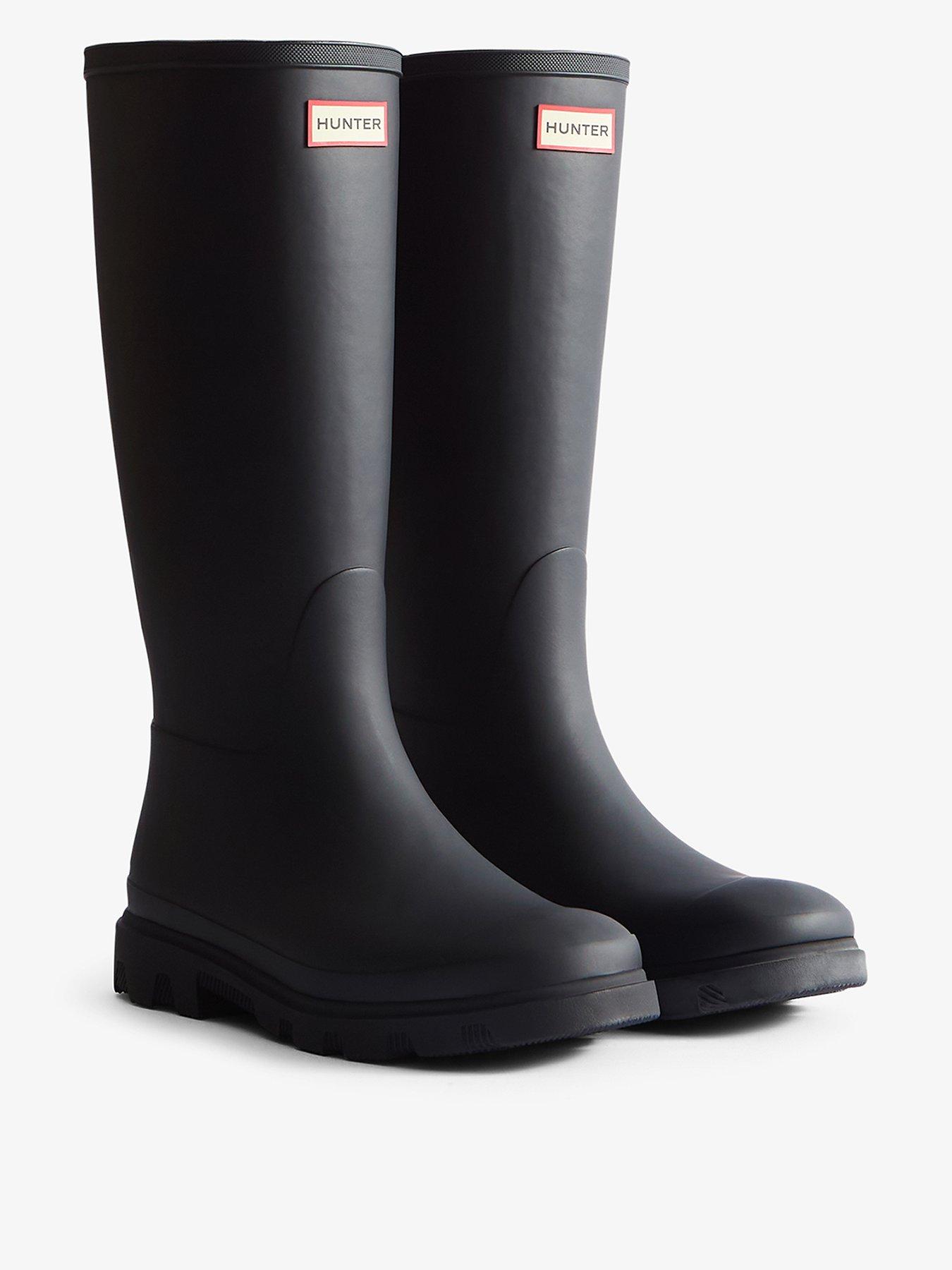 Hunter Mens Downpour Tall Boots - Black