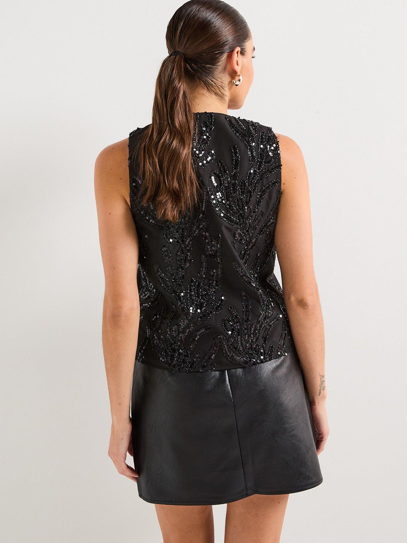 stillFront image of rouge-mira-waistcoat-grey