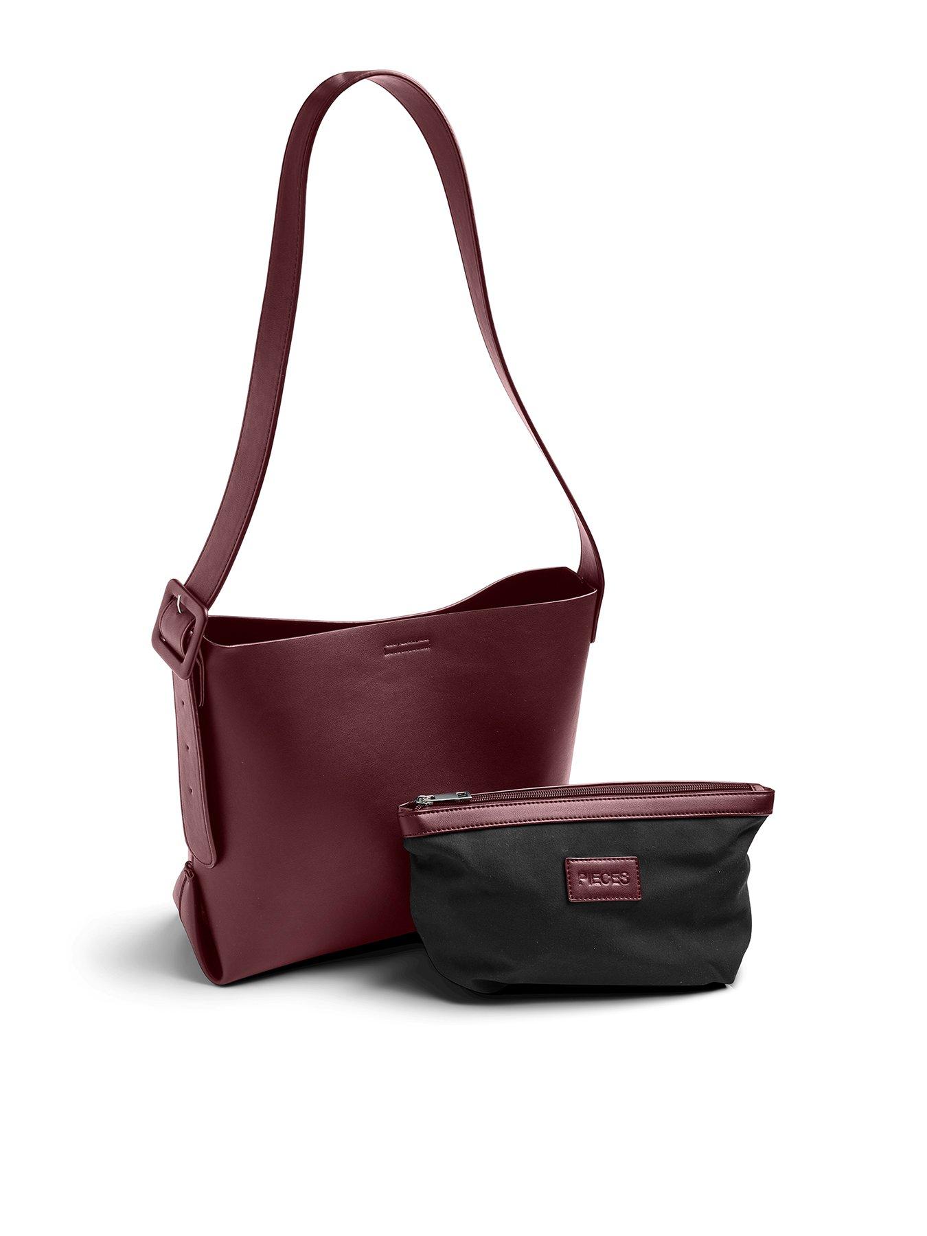 front image of pieces-uma-daily-shoulder-bag-red