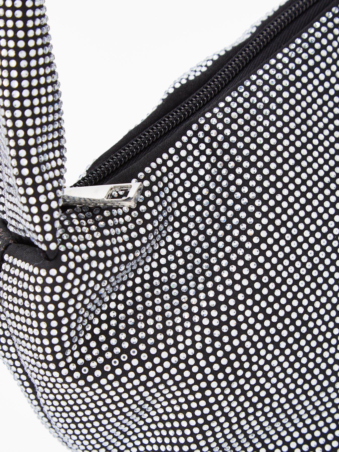  image of pieces-pcmindy-glitter-bag-black