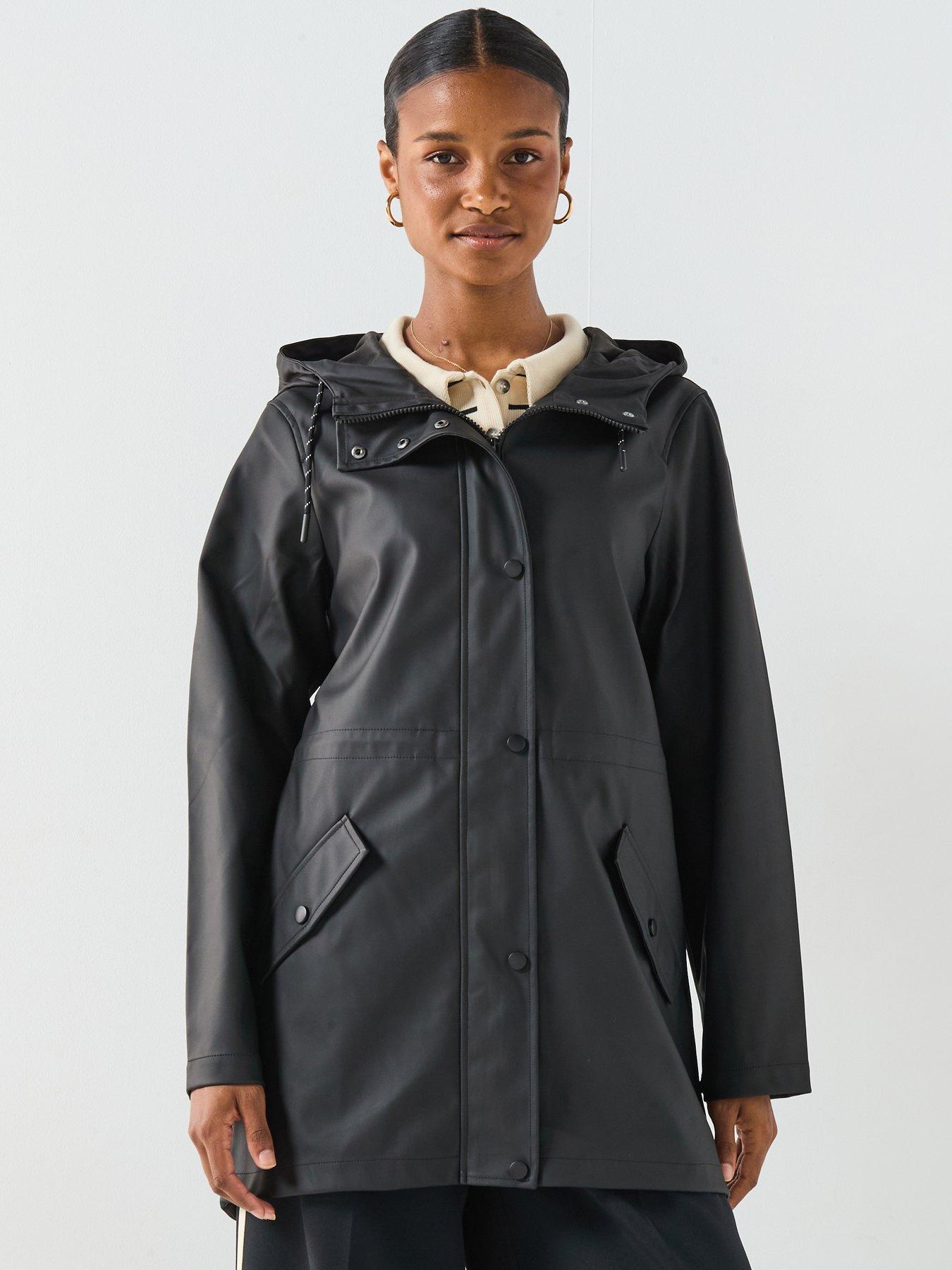 undefined Malou Coated Rain Jacket - Black
