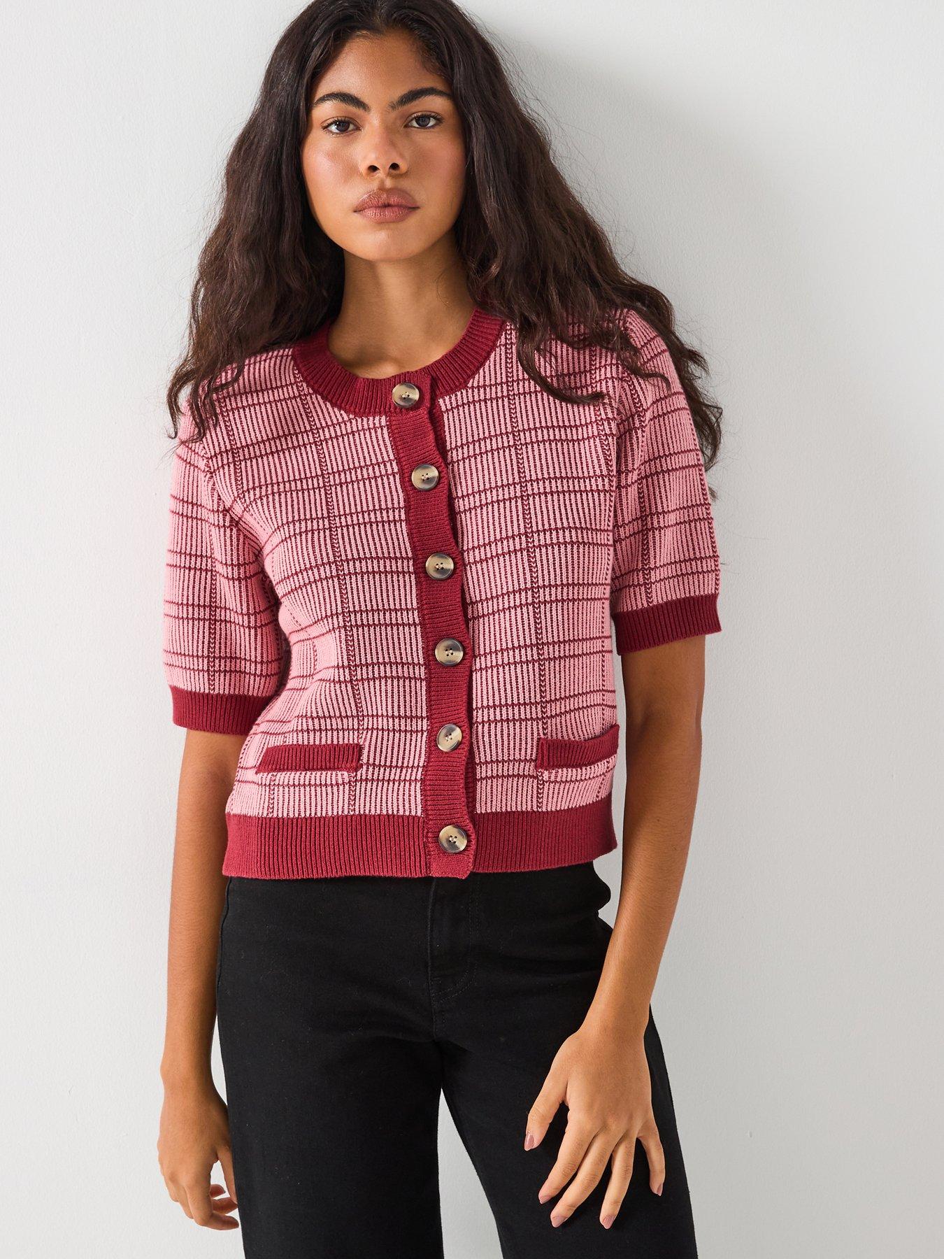 undefined VMMARVELOUS 2/4 O-NECK CARDIGAN