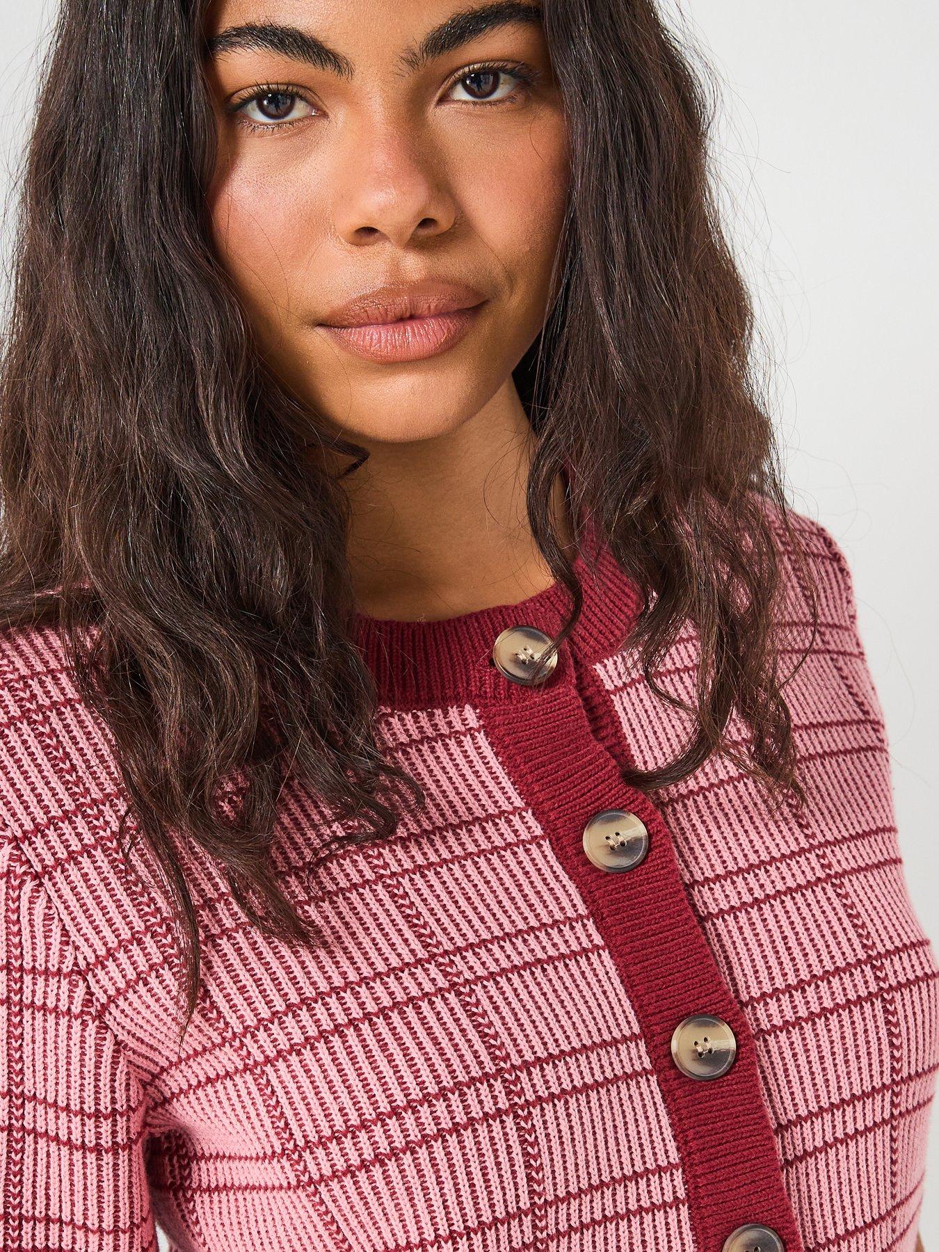 Image 4 of 5 of Vero Moda VMMARVELOUS 2/4 O-NECK CARDIGAN