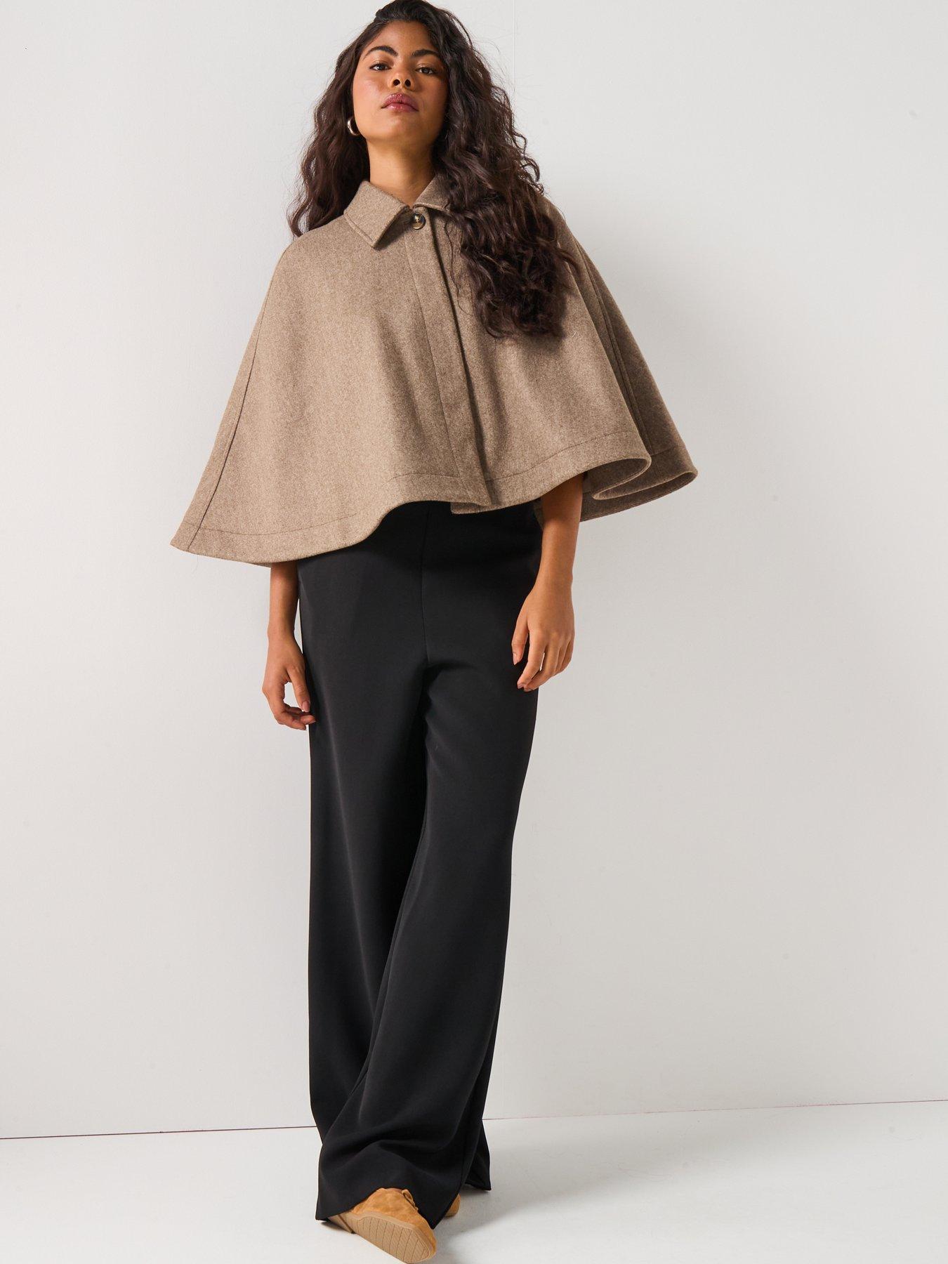 Image 3 of 5 of AWARE Awtaliana Cape Jacket&nbsp;- Brown