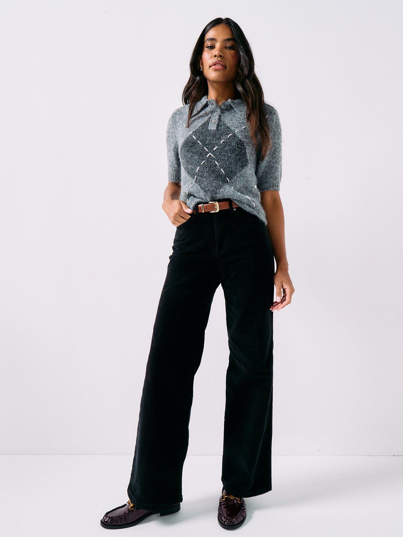 Image 6 of 6 of Vero Moda Vmbliss Polo&nbsp;neck Pullover - Grey