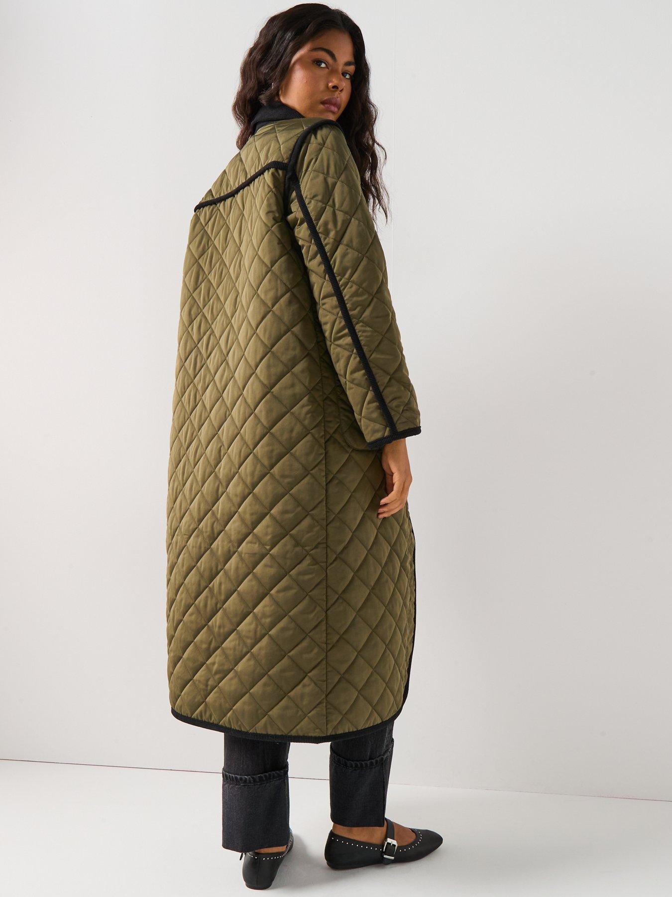 stillFront image of vero-moda-vmemily-long-coat-boo-green