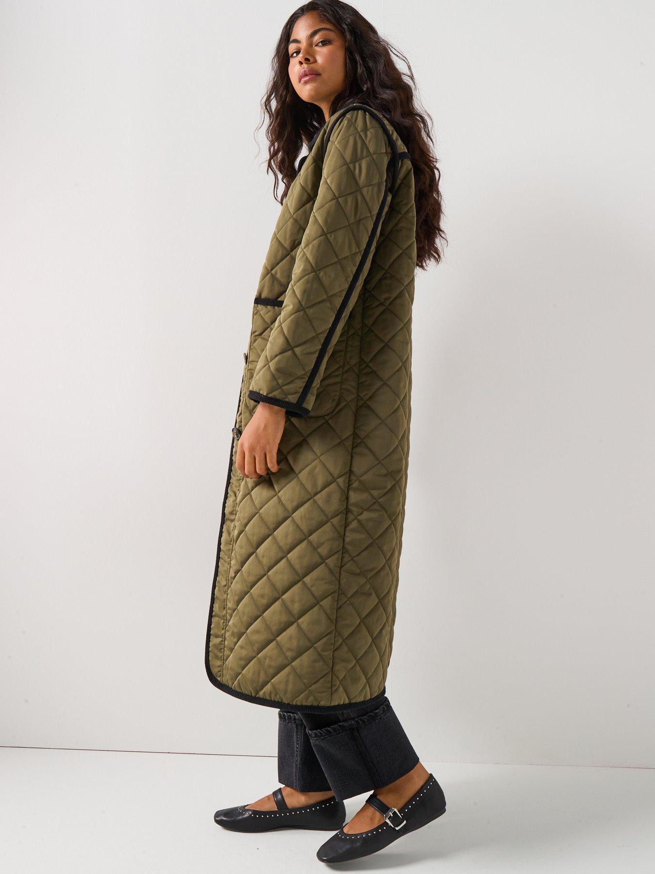  image of vero-moda-vmemily-long-coat-boo-green
