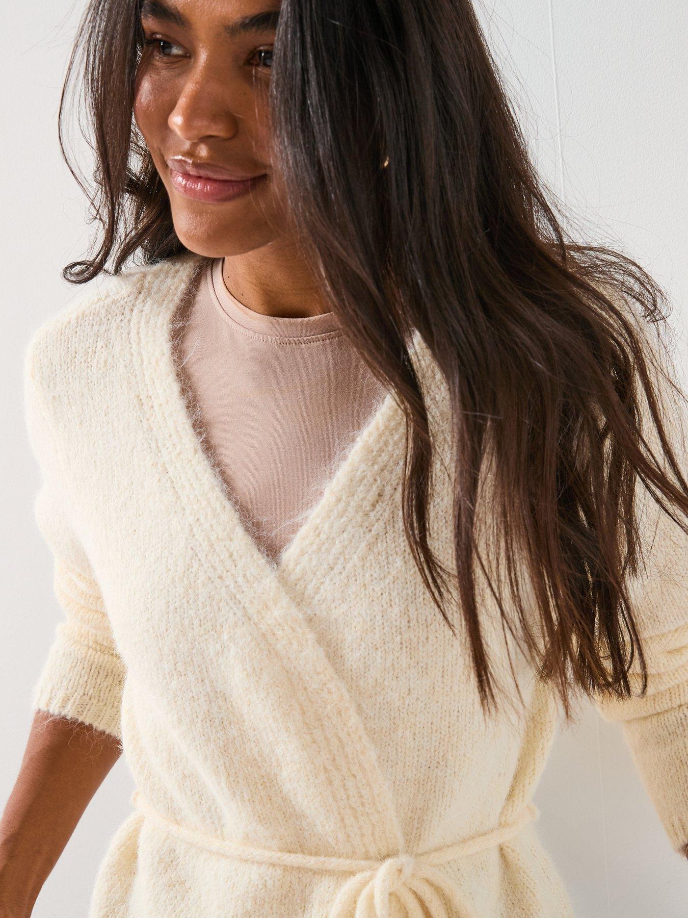  image of vero-moda-vmsorrento-belt-cardigan-beige