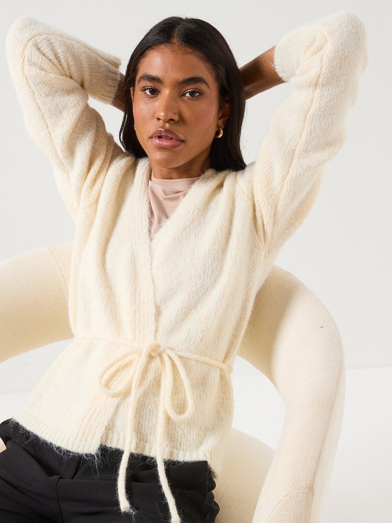  image of vero-moda-vmsorrento-belt-cardigan-beige