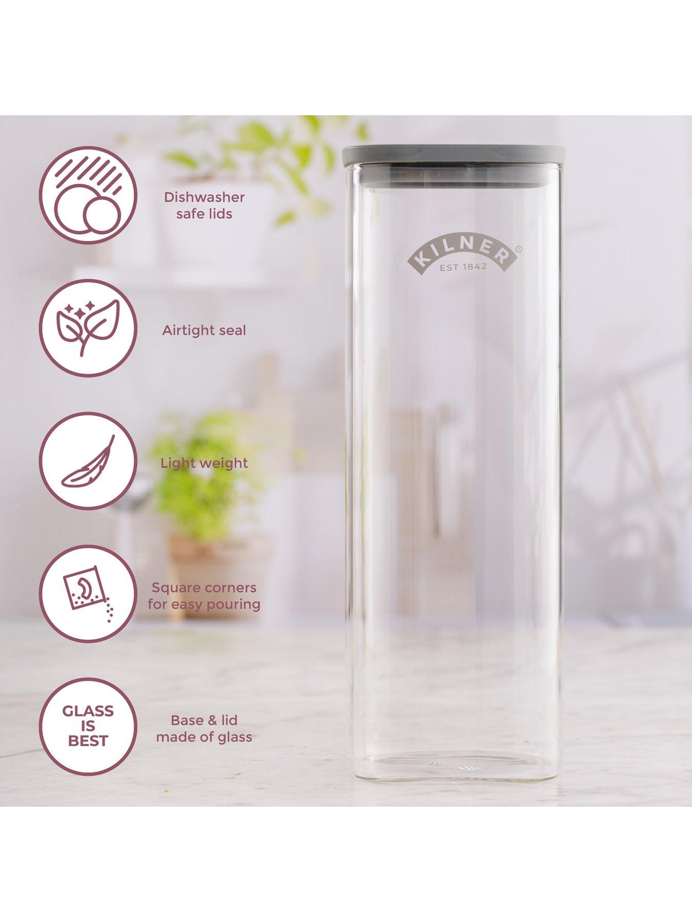  image of kilner-fresh-storage-4-piece-pantry-set-1-x-05-l-1x-1l-1-x-15l-and-1-x-2l