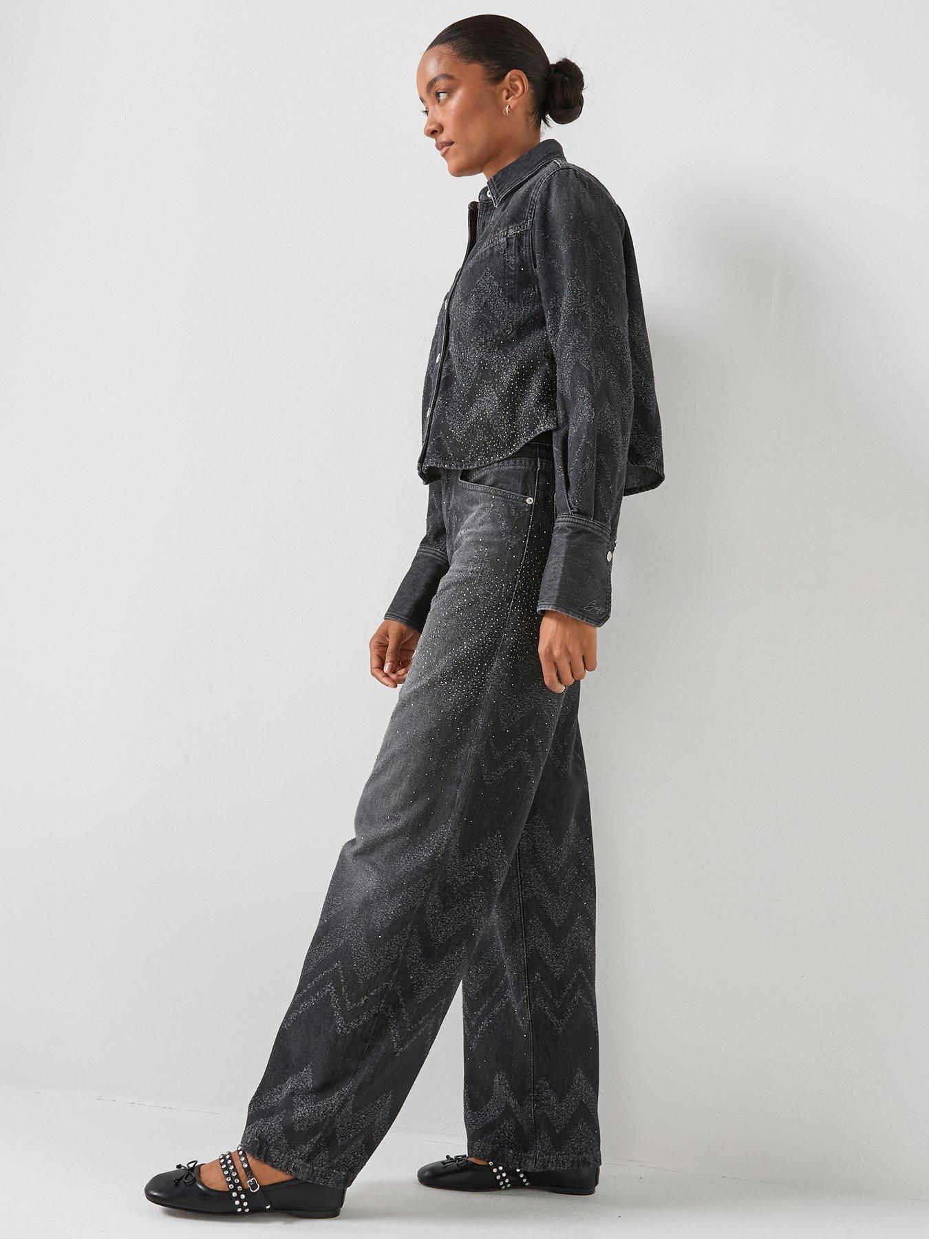 Image 3 of 6 of BOSS Long Sleeve Shirt - Black