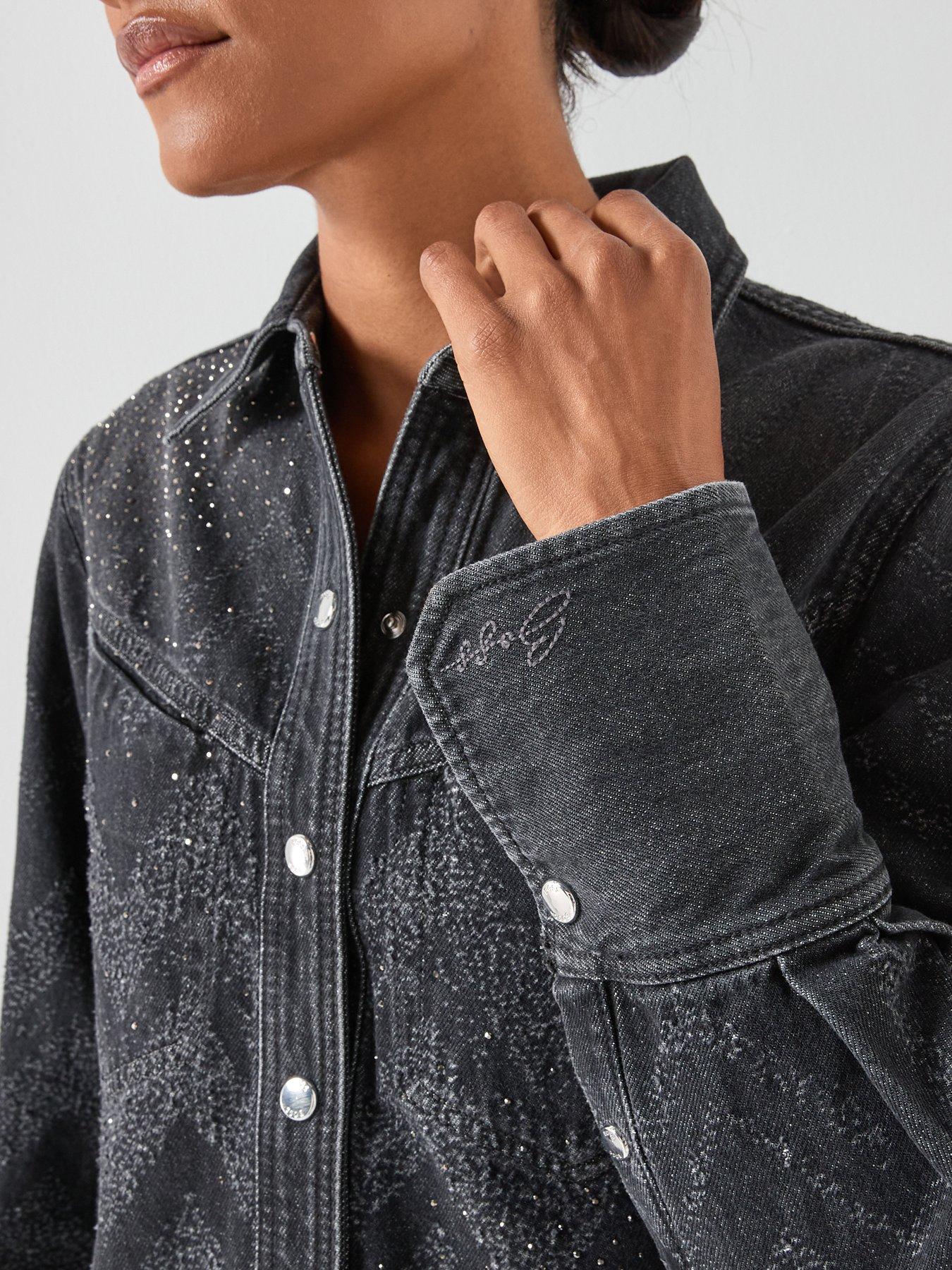 Image 4 of 6 of BOSS Long Sleeve Shirt - Black