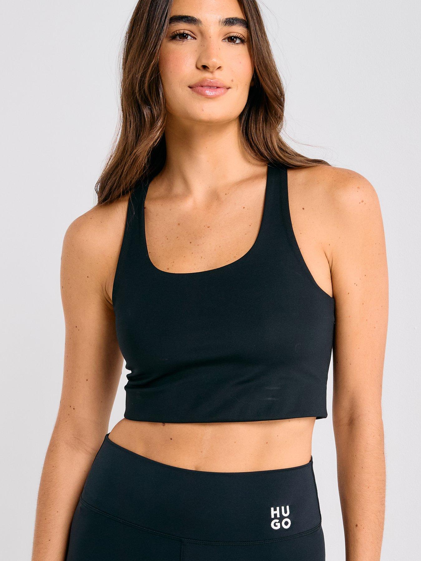 Image 4 of 6 of HUGO High Waisted Leggings - Black